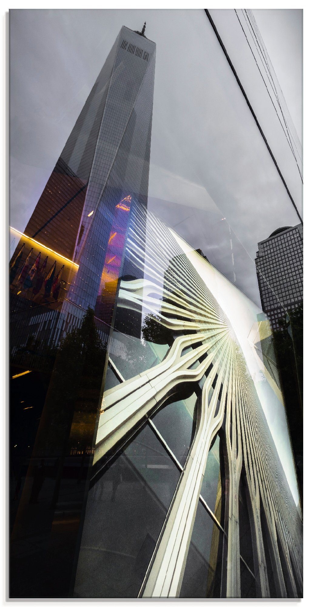Artland Glasbild One World Trade Center, Amerika (1 St), in verschiedenen Größen | Bilder