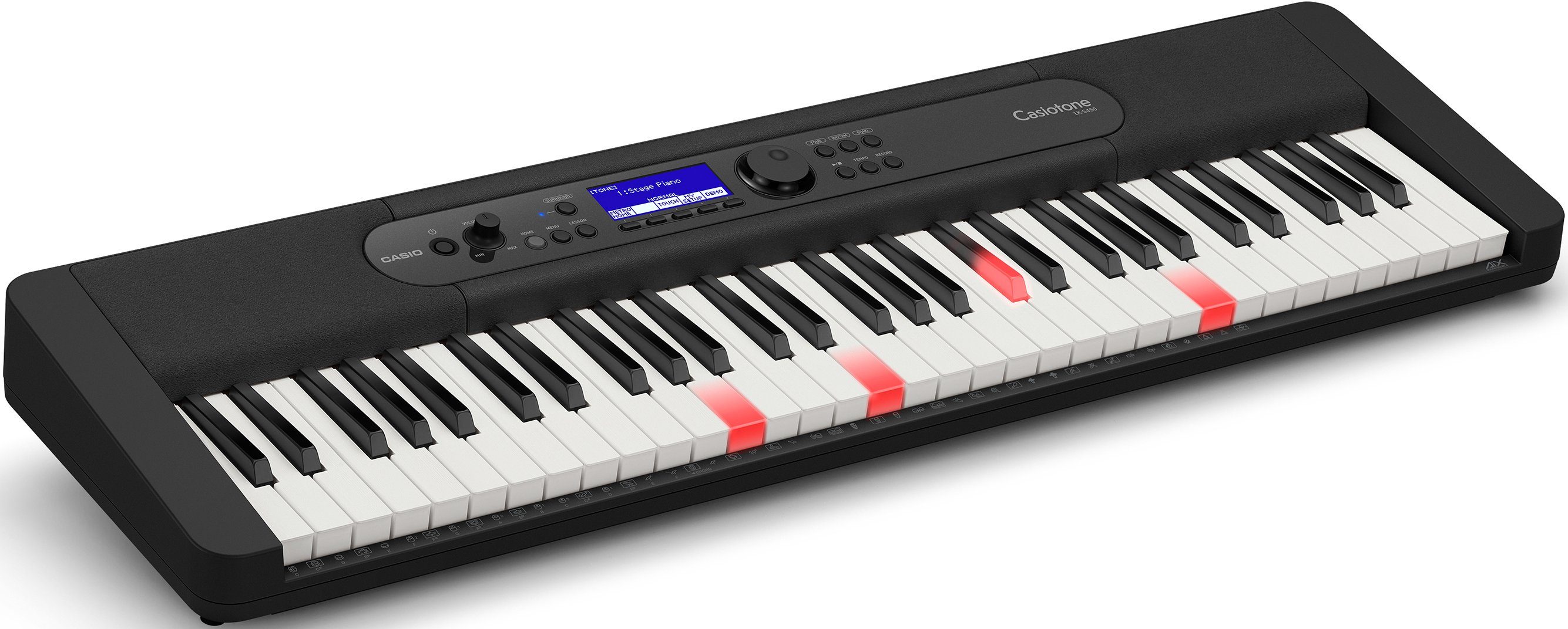 CASIO Home-Keyboard Leuchttastenkeyboard LK-S450, inkl. Netzteil