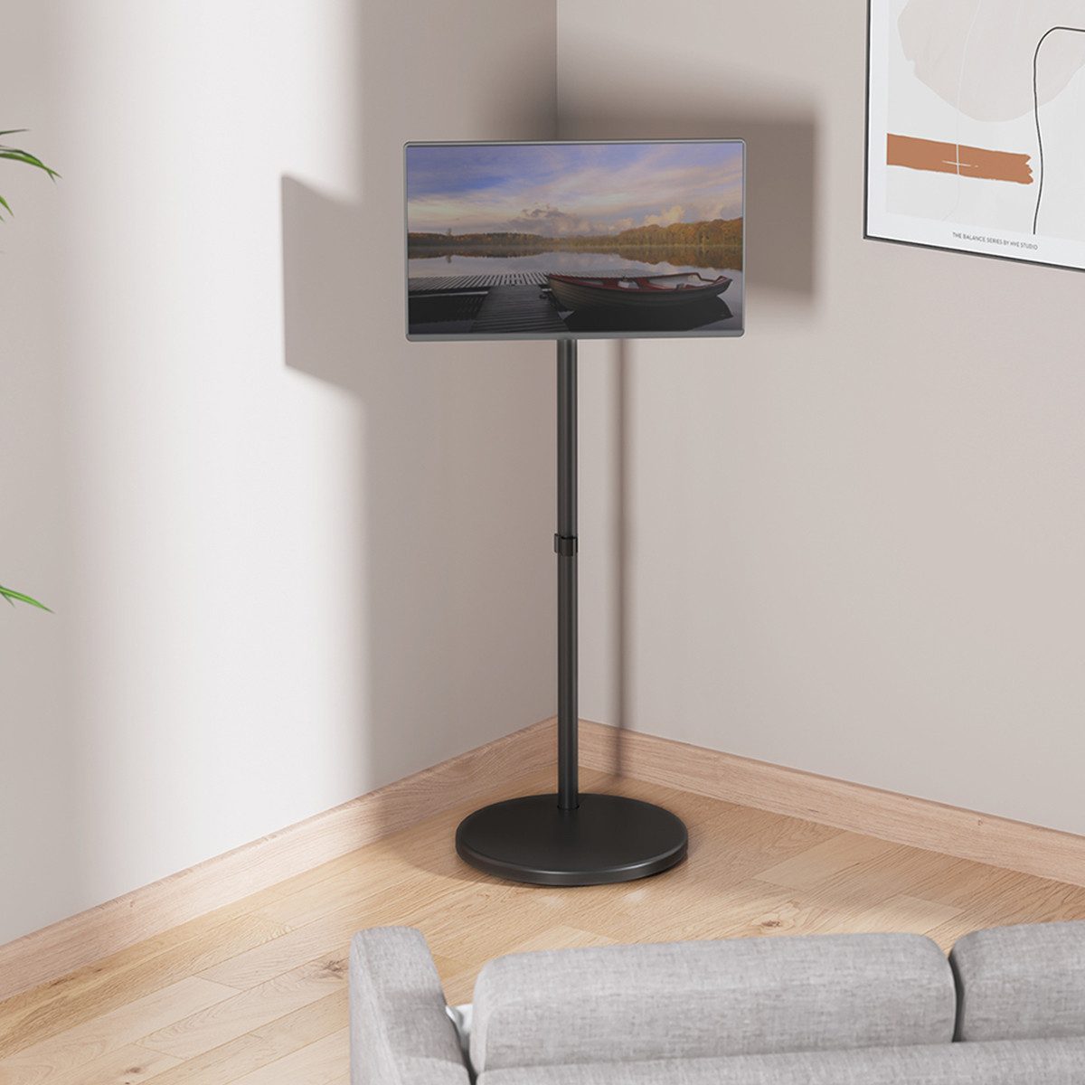 my wall TV-Standfuß HT34L, (bis 35 Zoll, Mobiler Standfuß für Flachbildschirme)