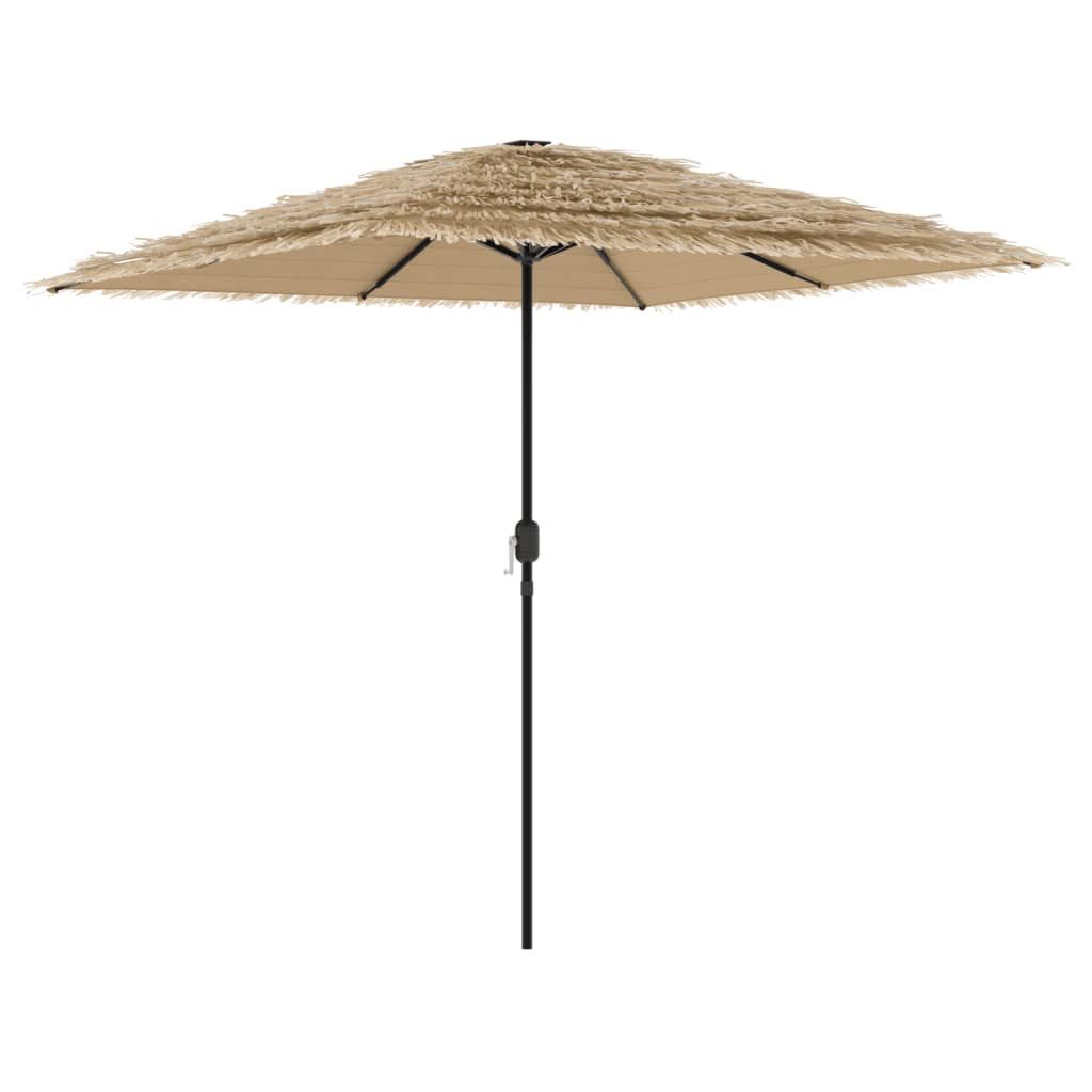 vidaXL Sonnenschirm, Sonnenschirm mit Stahlmast Braun günstig online kaufen
