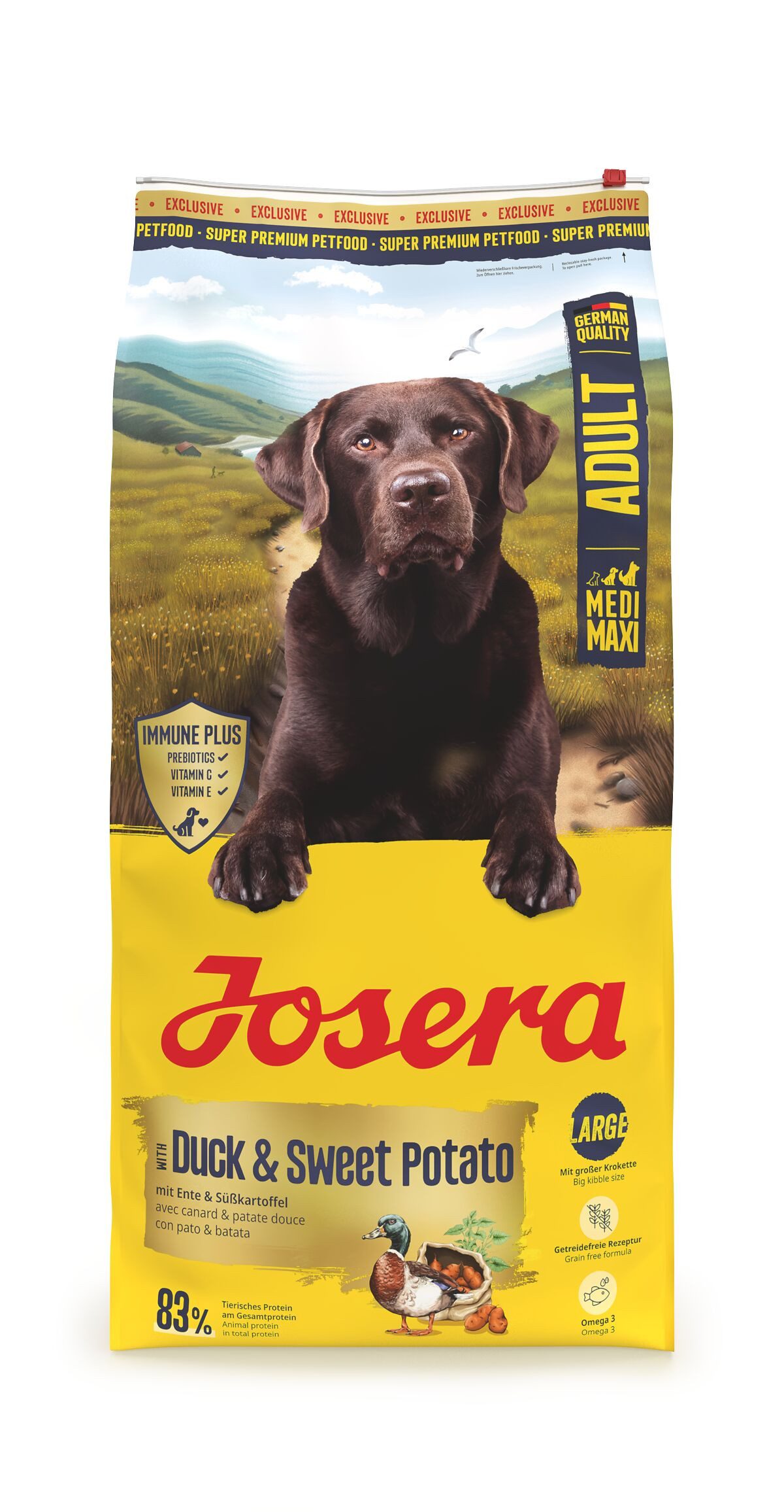 Josera Josera MediMaxi Adult Duck & Sweet Potato 12,5 kg für Hunde, für: Hund