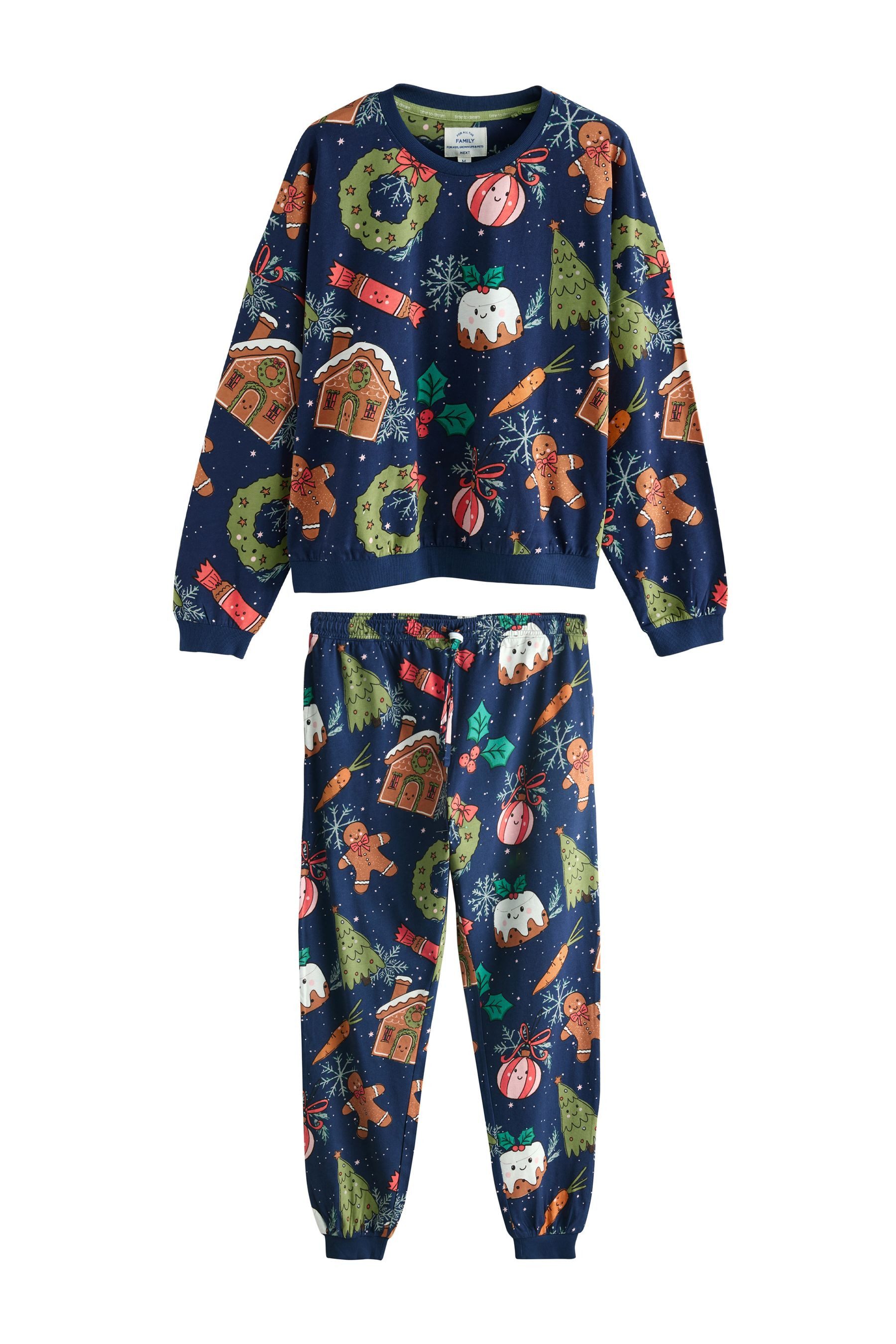 Next Pyjama Weihnachtspyjamas, Familienkollektion (2 tlg)
