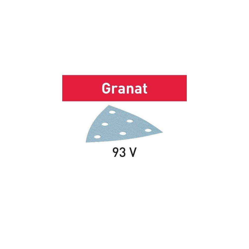 FESTOOL Schleifpapier V93/6 STF (497400) Schleifblatt GR/100 P400 Granat