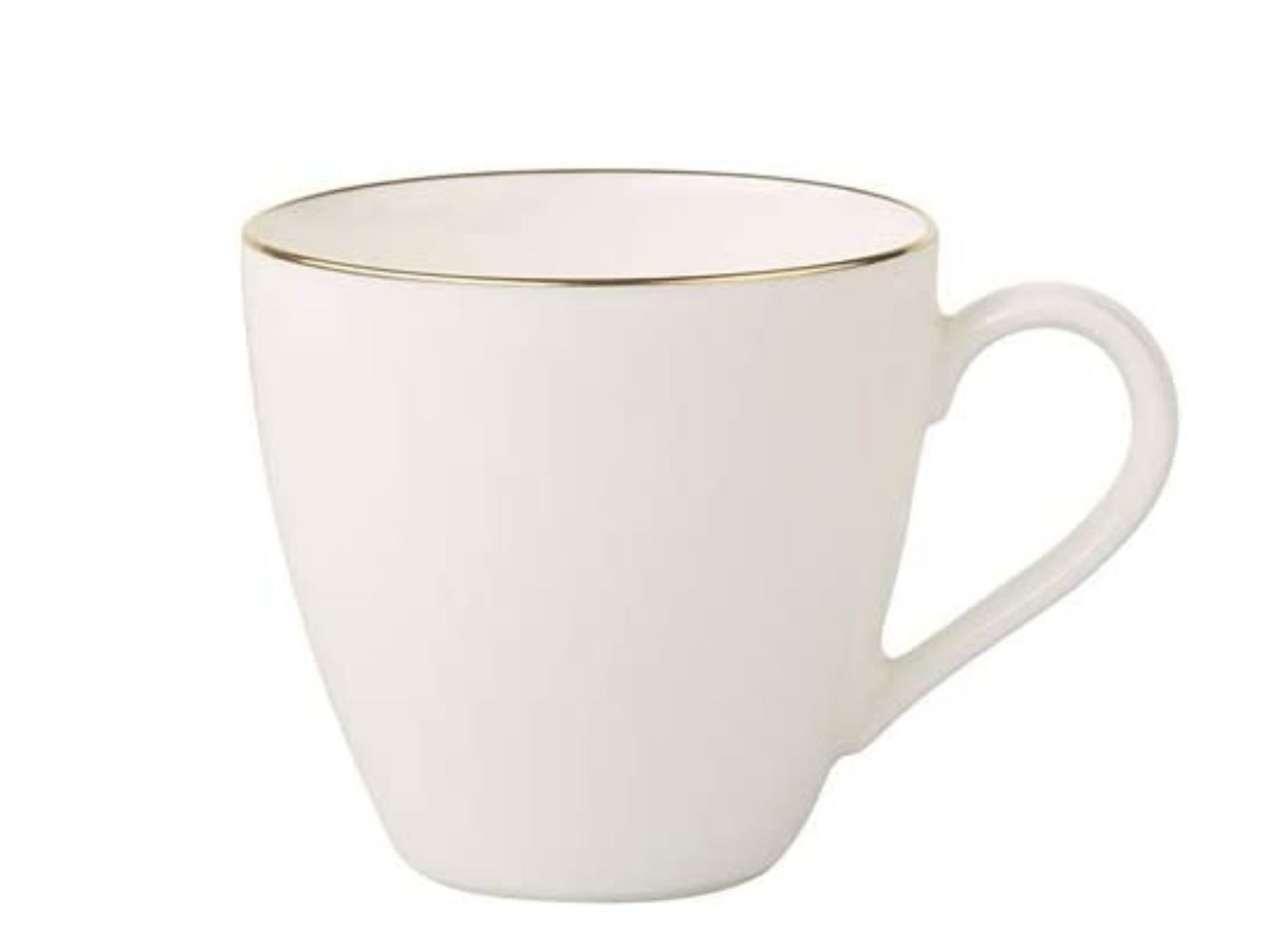 Villeroy & Boch Espressotasse Signature Anmut Gold Mokka-/Espressoobertasse 0,1l, Premium Bone Porcelain, Anmut Gold Mokka-/Espressoobertasse