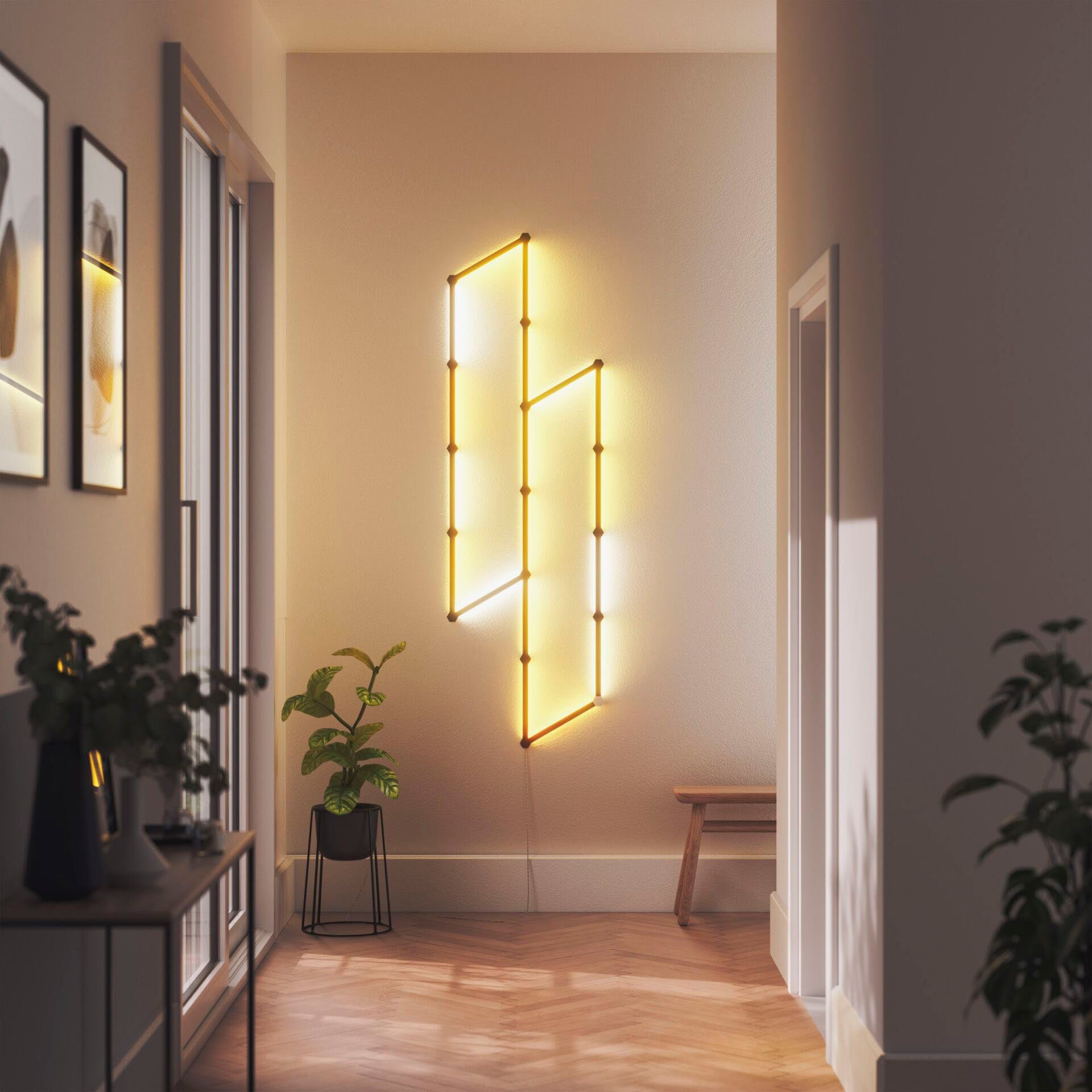 nanoleaf Dekolicht Nanoleaf Lines Skin Matte 9pcs, 9 PK Dekorative Verkleidung für die Nanoleaf Lines