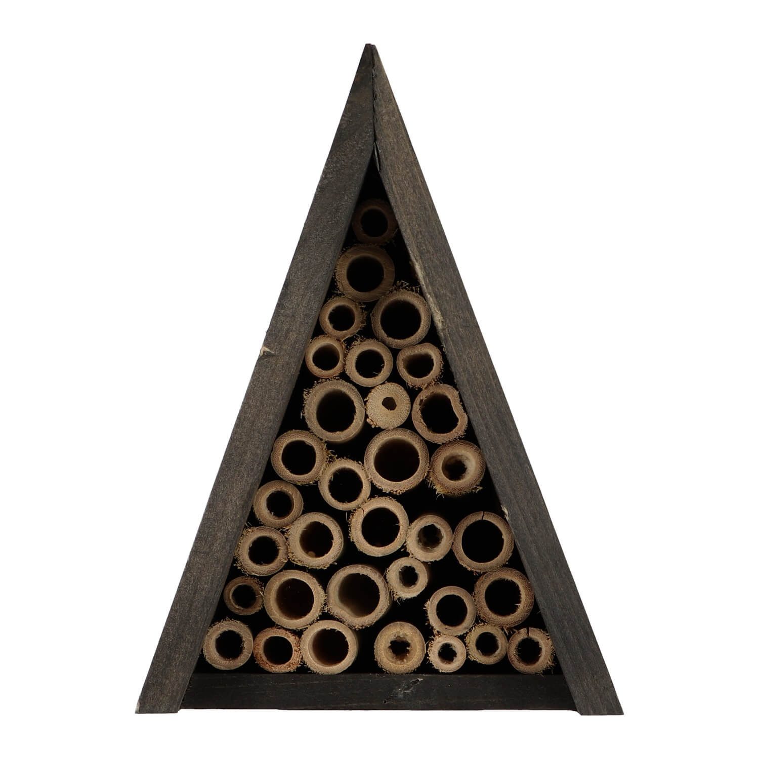 esschert design Insektenhotel Dreieckiges Bienenhaus – FSC-Holz, Nist- & Überwinterungshilfe Bienen, (1 x Bienenhaus)