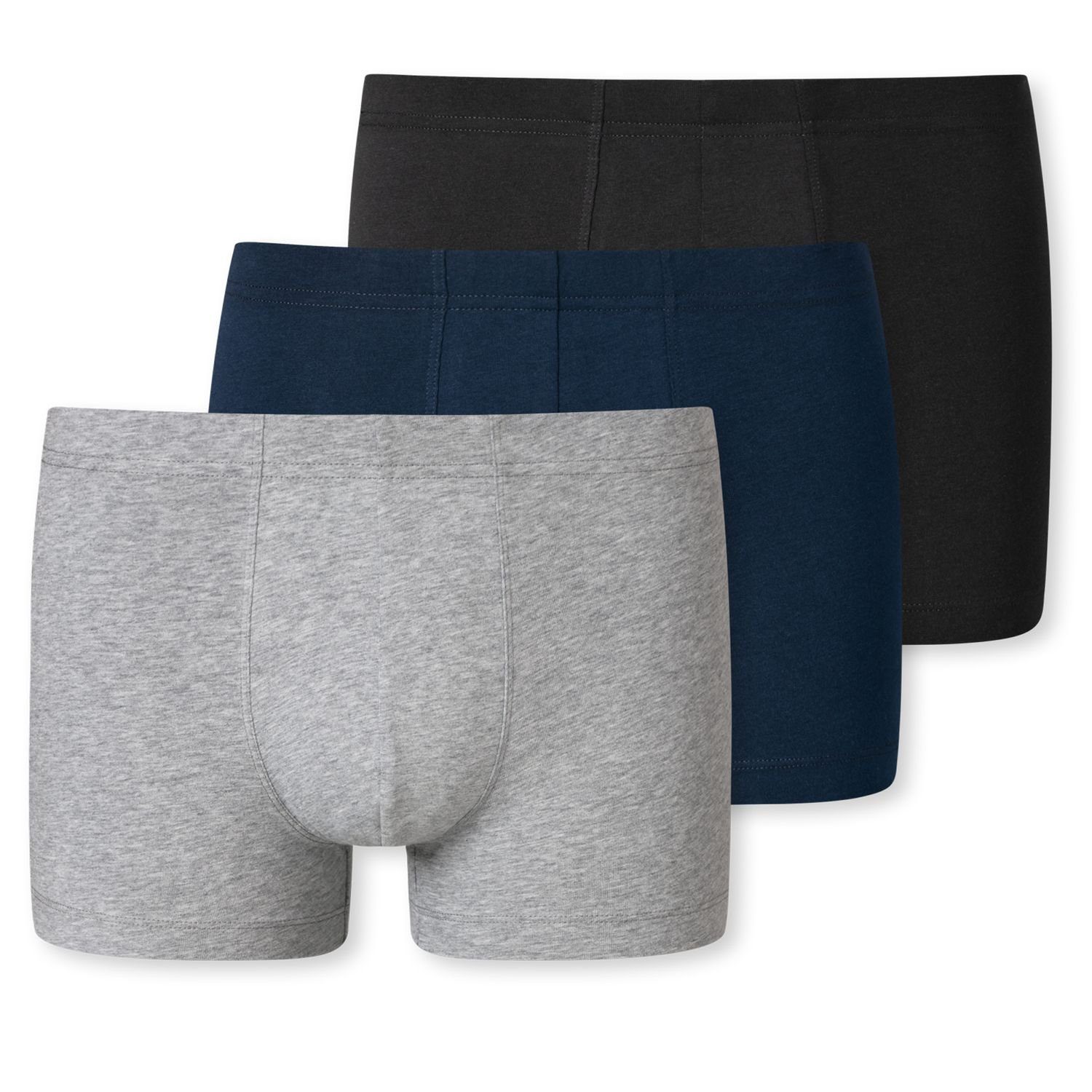 Schiesser Boxershorts (3-St) schlichtes Design, Essentials günstig online kaufen