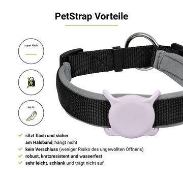 Artwizz Case zum Umhängen PetStrap zur Befestigung von Apple AirTag als Halsband GPS-Tracker, kompatibel mit Apple AirTag
