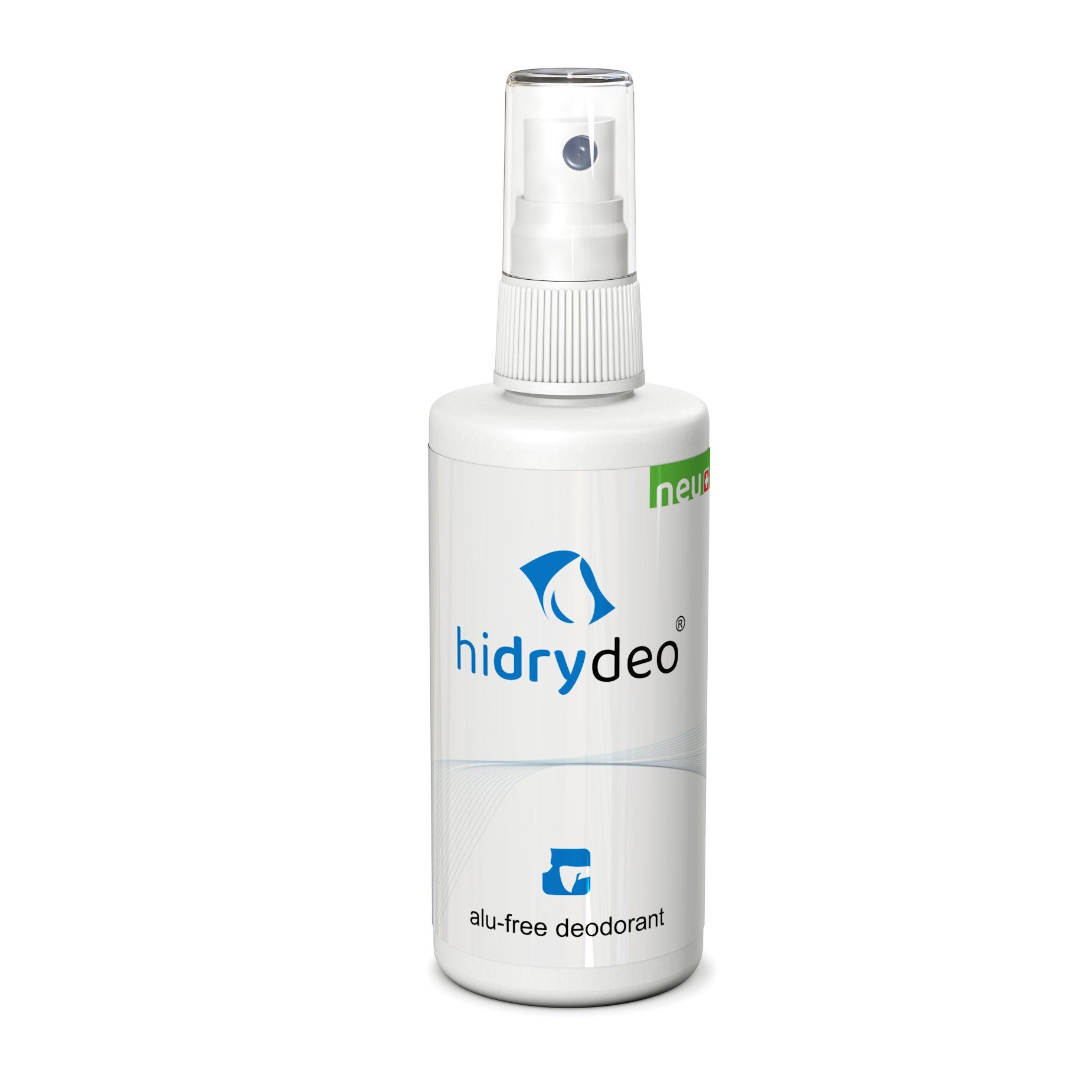 hidry Deo-Spray hidry® Deo alu-free 100 ml, geruchsneutralisierend, kühlend, aluminiumfrei