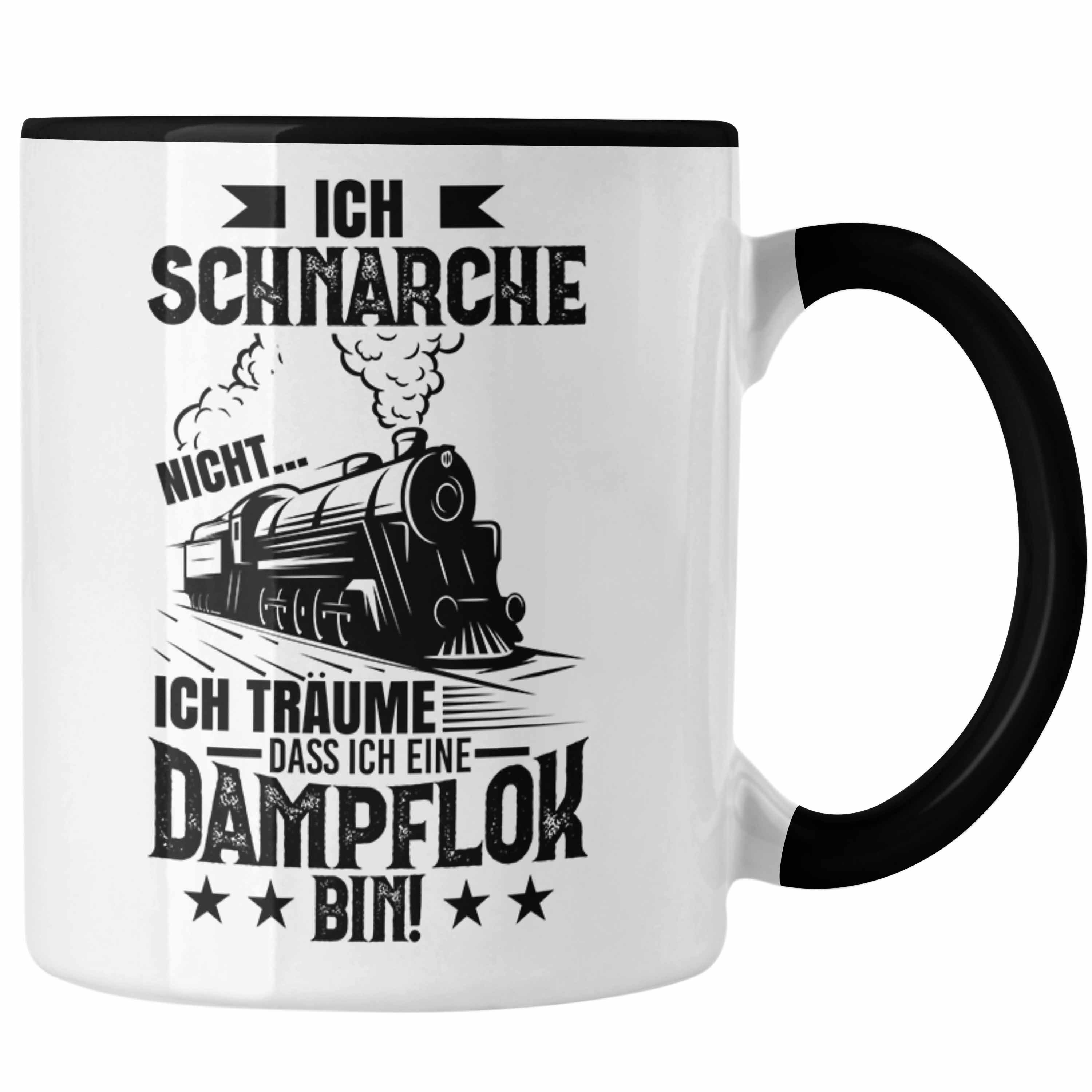 Nicht Trendation Dampflock Dampflok Geschenk Sprüche Tasse Tasse Ich Lustige Trendation Schwarz Geschenkidee Schnarche -