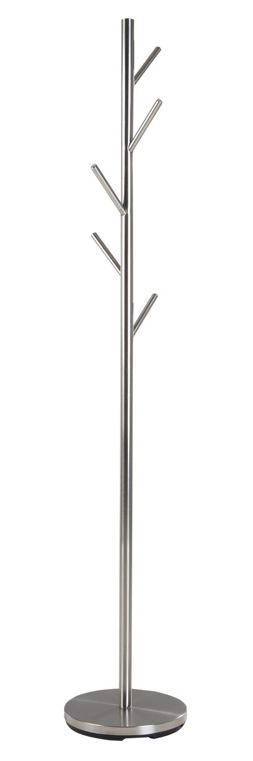 Home4You Kleiderständer Garderobenständer, Höhe 170 cm, Edelstahl, mit 5 Ha günstig online kaufen
