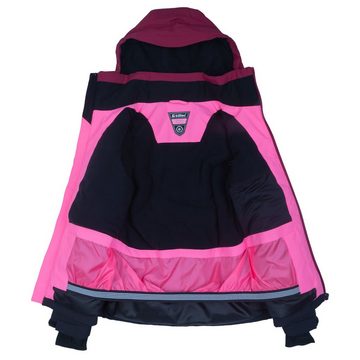 Killtec Skianzug Mädchen Skijacke + Skihose (Gr. 128, pink/himbeere)