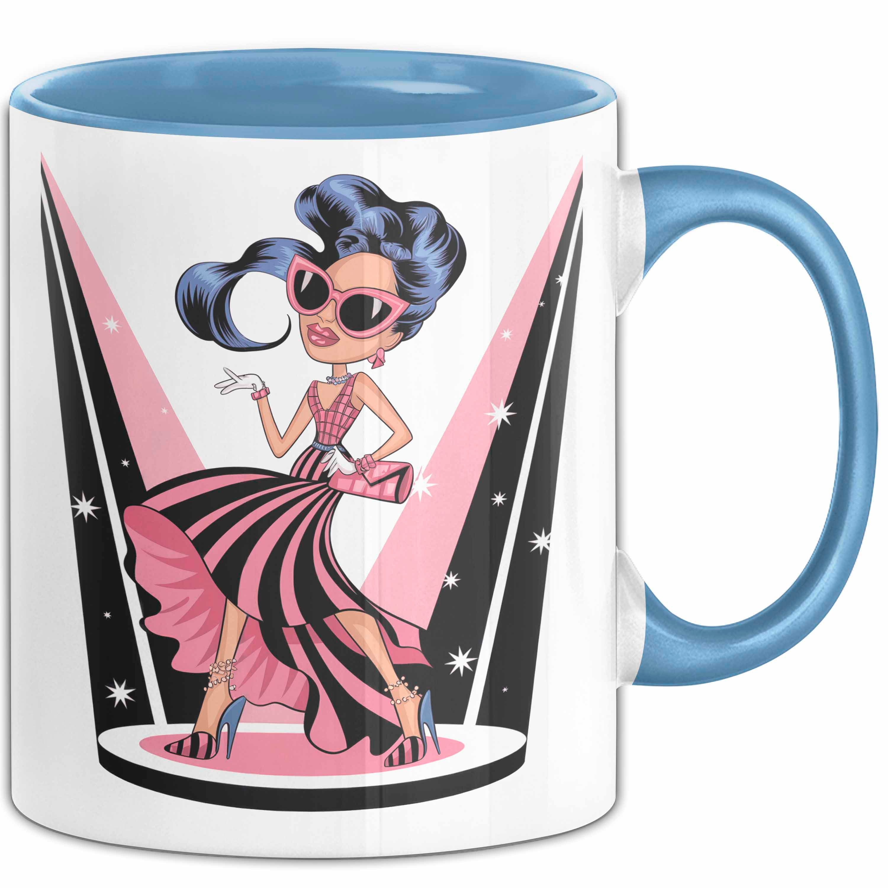 Trendation Tasse Mode Liebhaber Tasse Geschenkidee für Stil Süchtiger