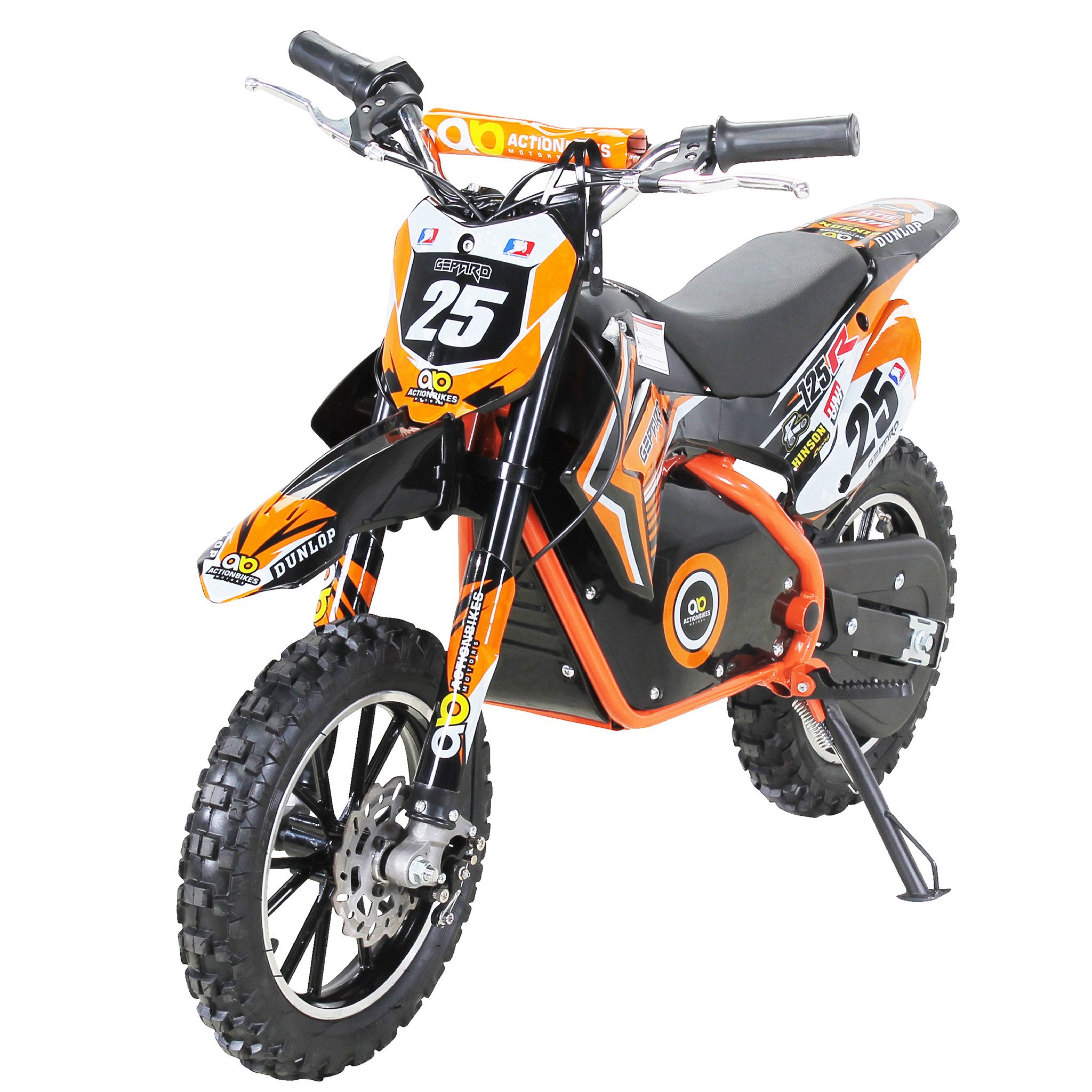 Actionbikes Motors Elektro-Kindermotorrad Mini Dirt Bike Gepard 500W Minicross elektro - 3 Stufen - 7 - 24 km/h, Belastbarkeit 60 kg, (1-tlg), Elektromotorrad für Kinder