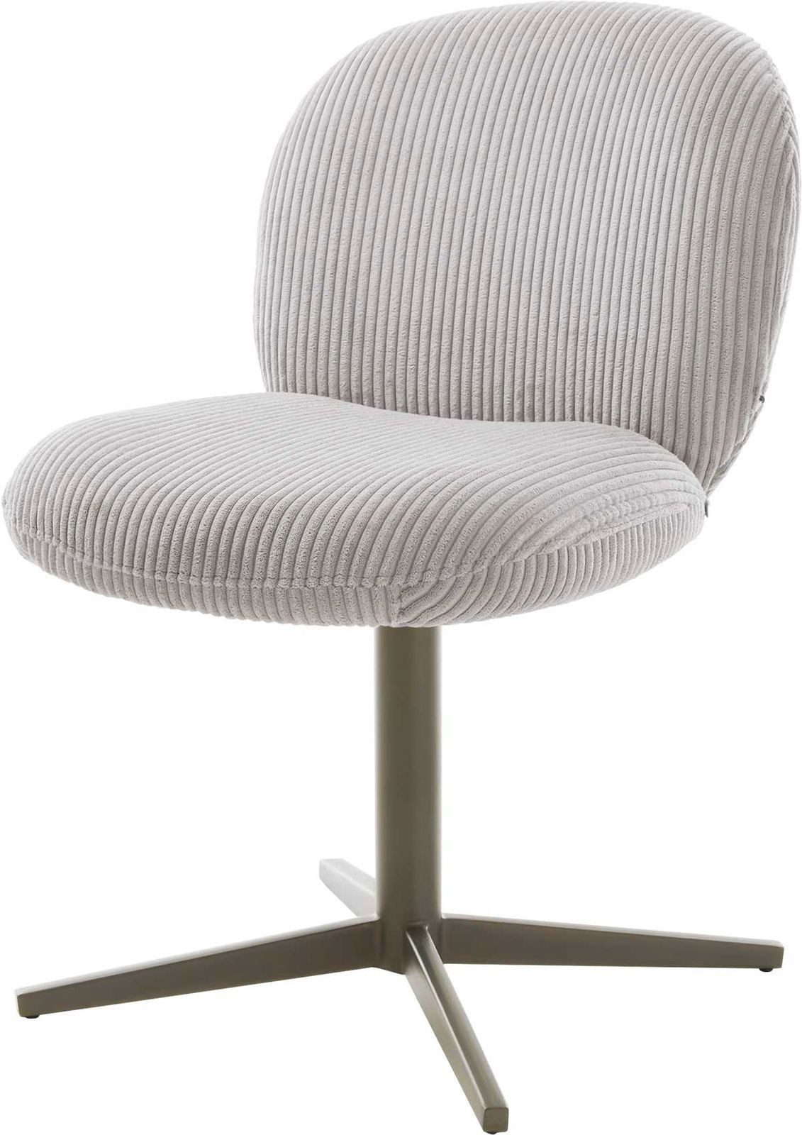 DELIFE Polsterstuhl Nube-Flex, Fußkreuz Effektfinish Titan günstig online kaufen