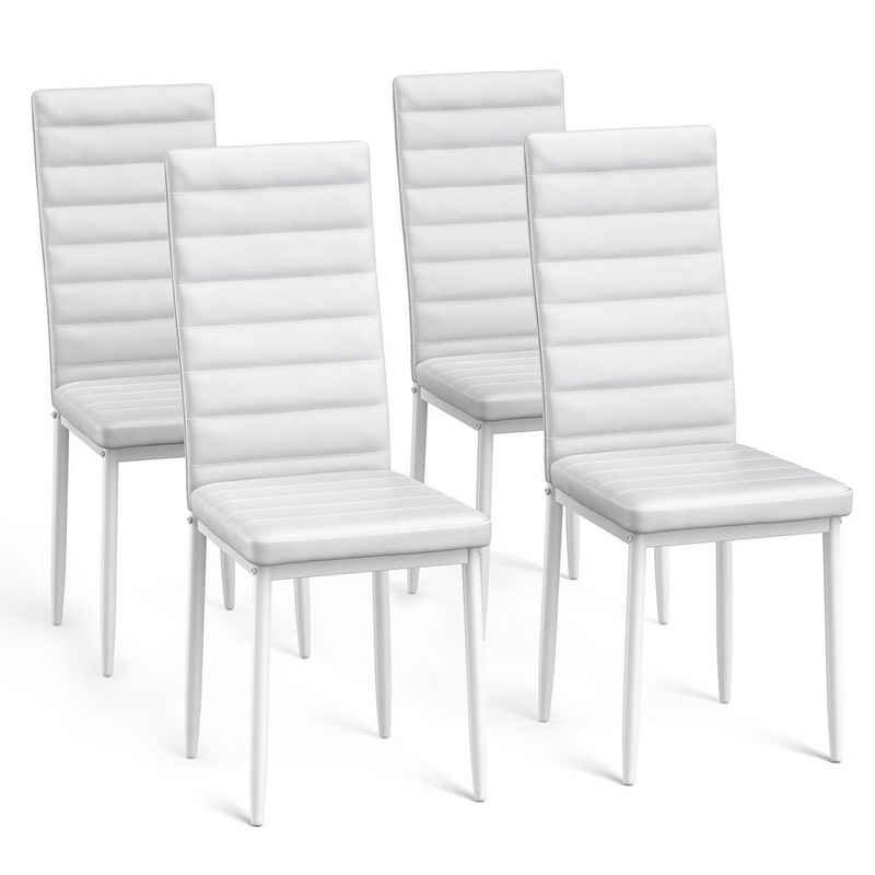 Bealife Esszimmerstuhl 4er-Set, Stuhl Esszimmer,Küchenstuhl mit hoher Rückenlehne (4-er Set)
