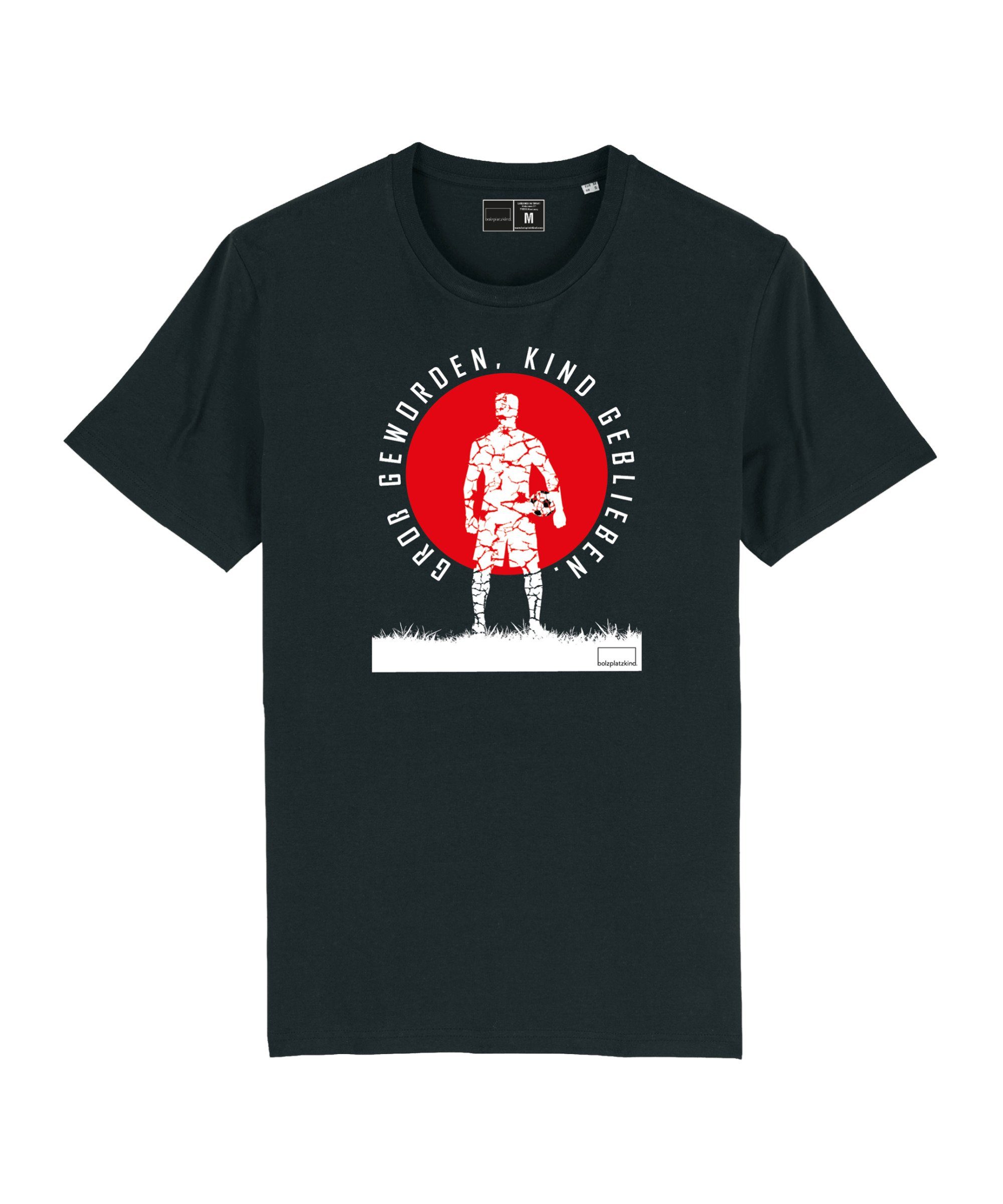 Bolzplatzkind T-Shirt Nachhaltiges Produkt "Sundowner" T-Shirt schwarz