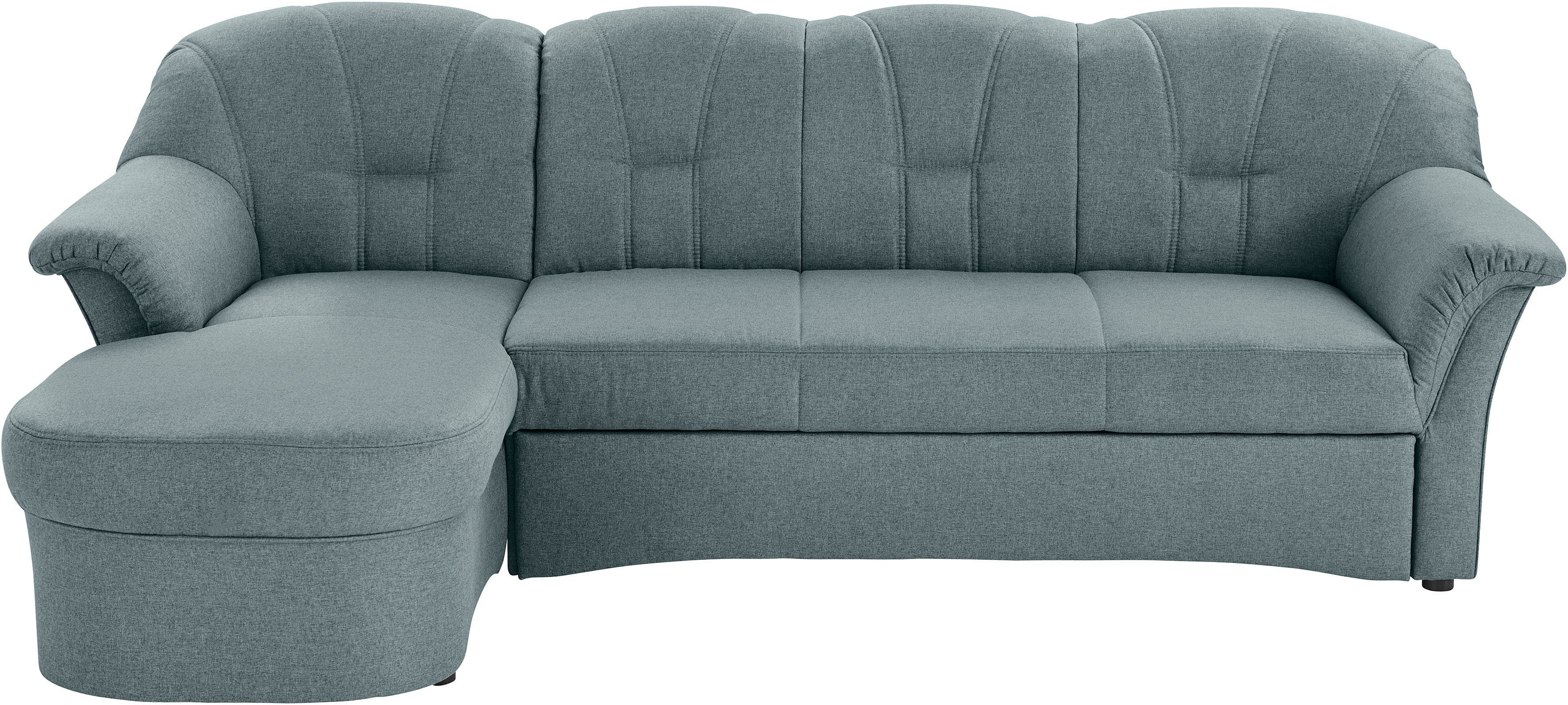 DOMO collection Ecksofa Papenburg, zeitlose Rückensteppung, günstig online kaufen
