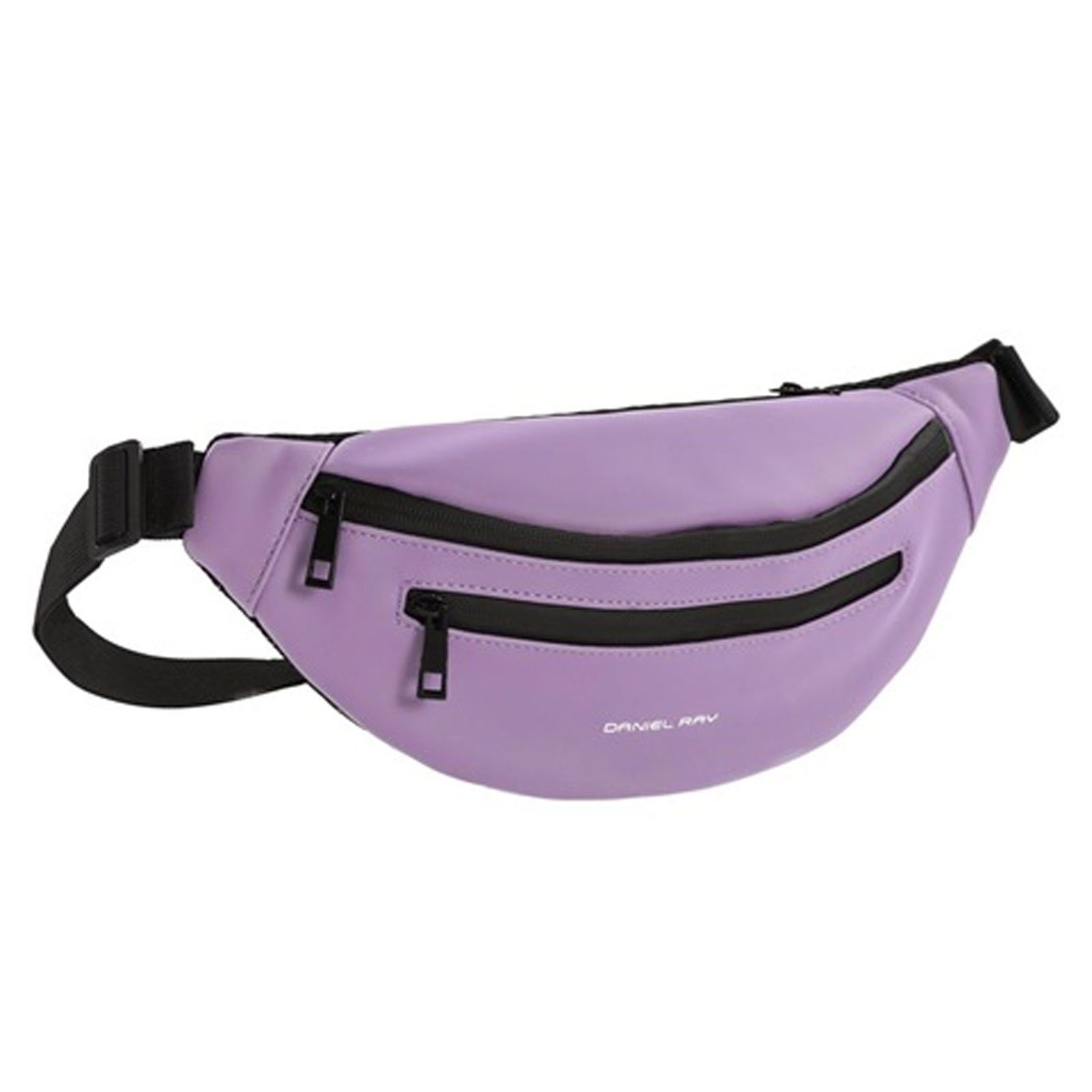 Daniel Ray Bauchtasche, Gürteltasche Mobiele in matter Optik PU-Hüfttasche Verstellbarer Bund soft purple (43)