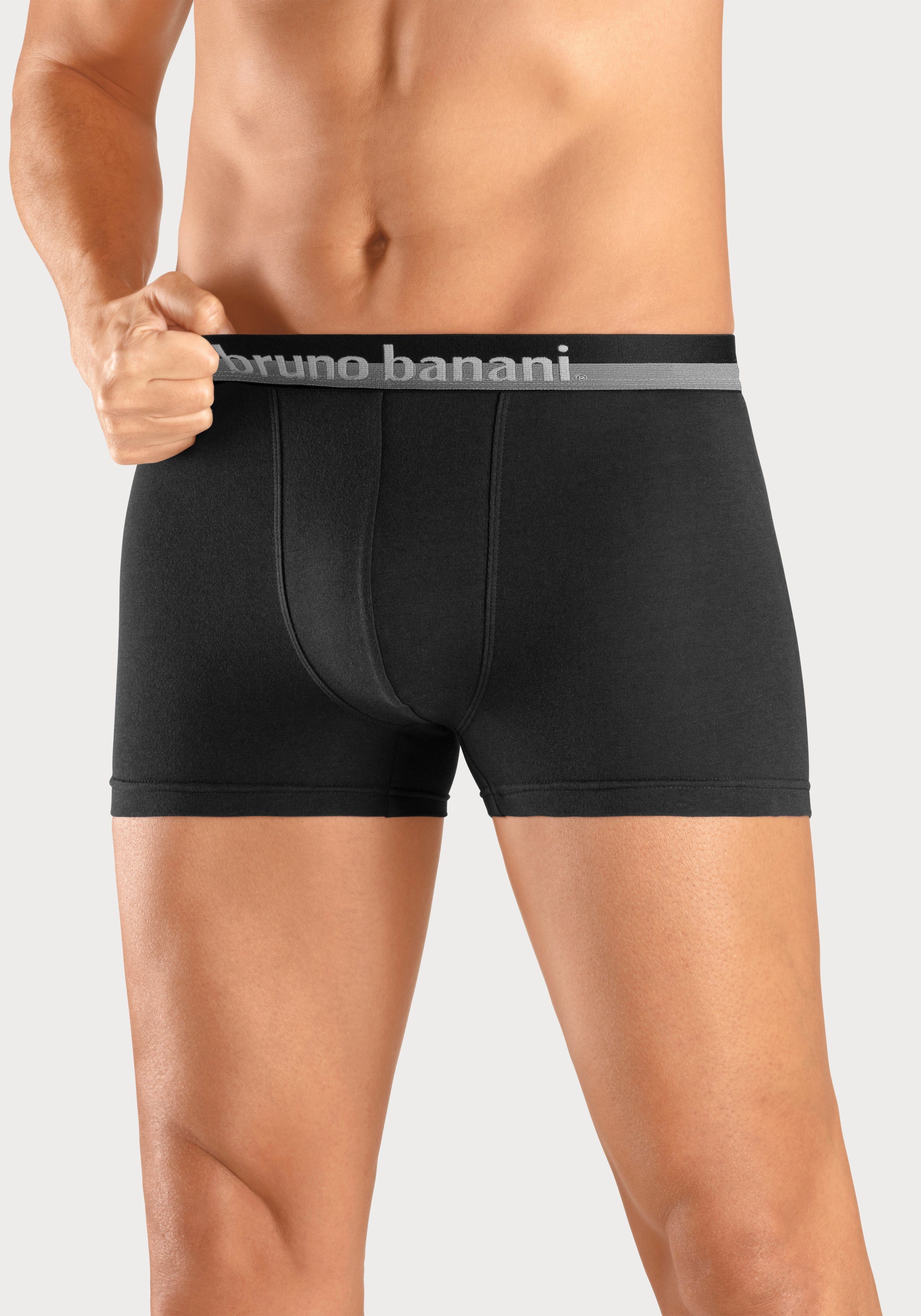 Bruno Banani Boxer Boxershorts für Herren (Packung, 4-St) mit erhabenem Log günstig online kaufen