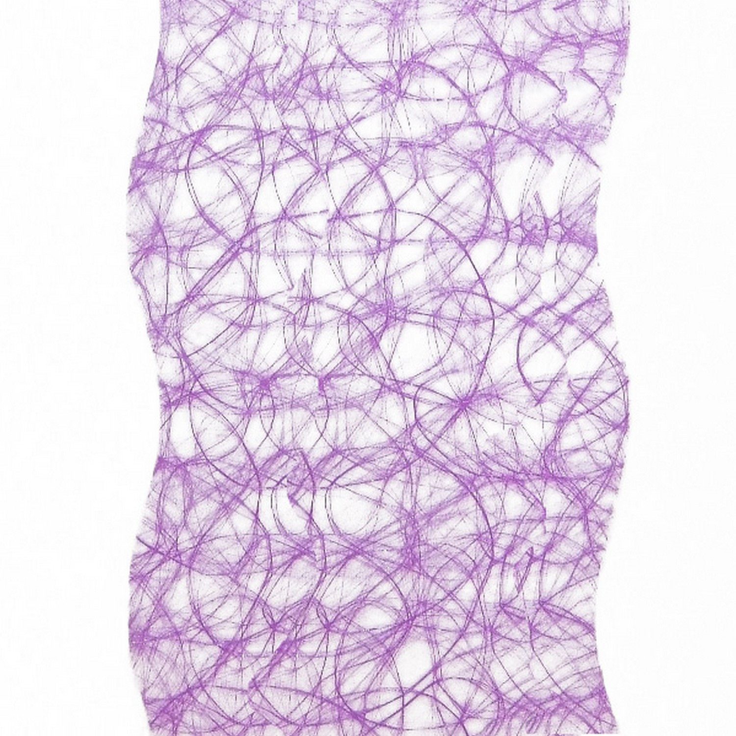 Tischläufer Sizoweb Tischband Wellenschnitt lavendel ca. 25 cm Rolle 25 Meter 64W