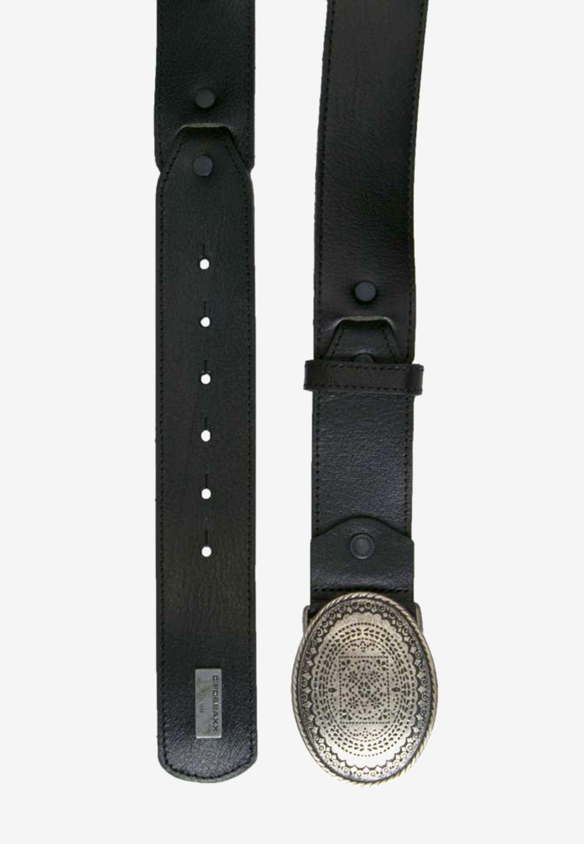stilvollem & Baxx Cipo Design Ledergürtel schwarz in