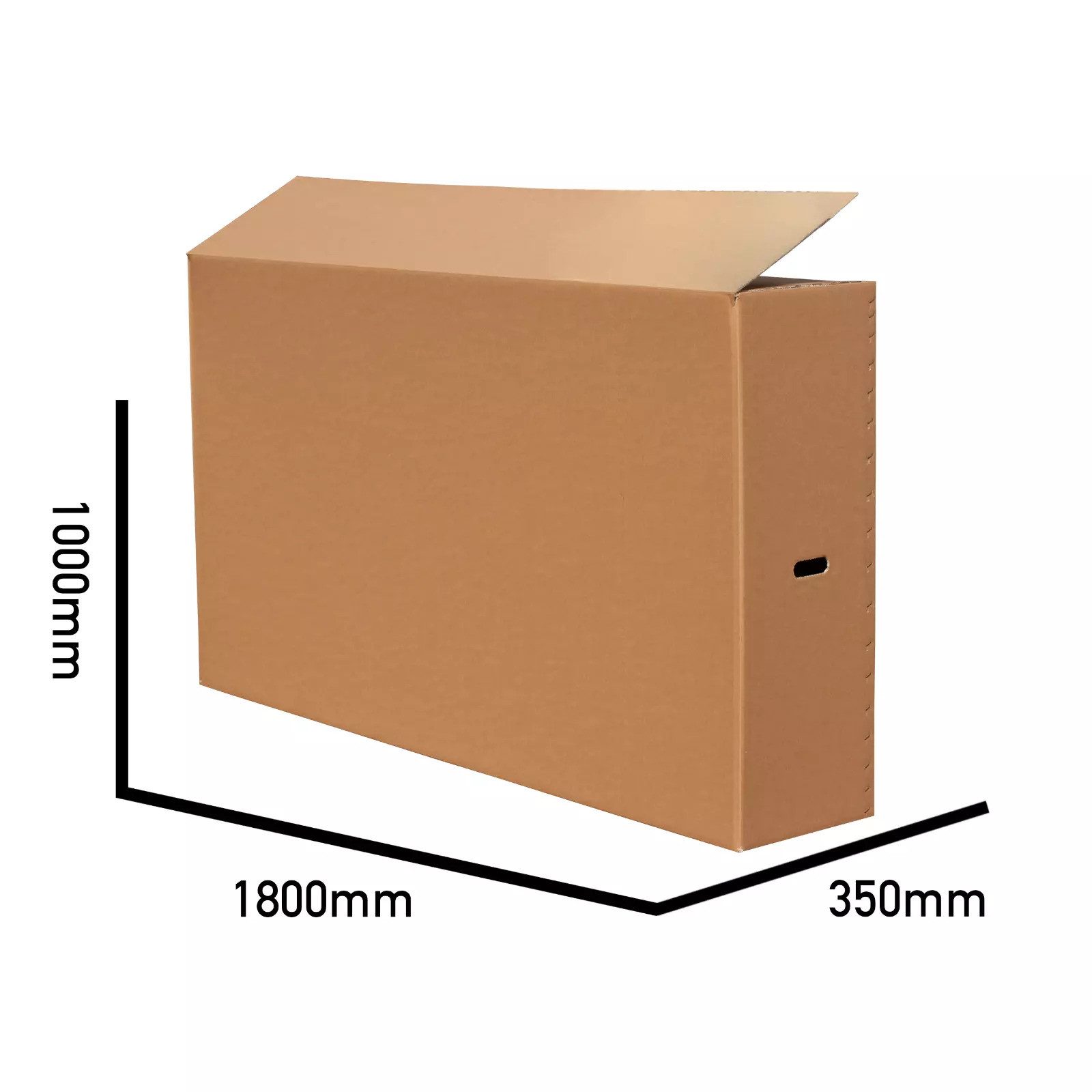 Paket.ag Versandkarton Stabiler E-Bike Karton(180 x 35 x 100cm, 2-wellig)Großer Fahrradkarton