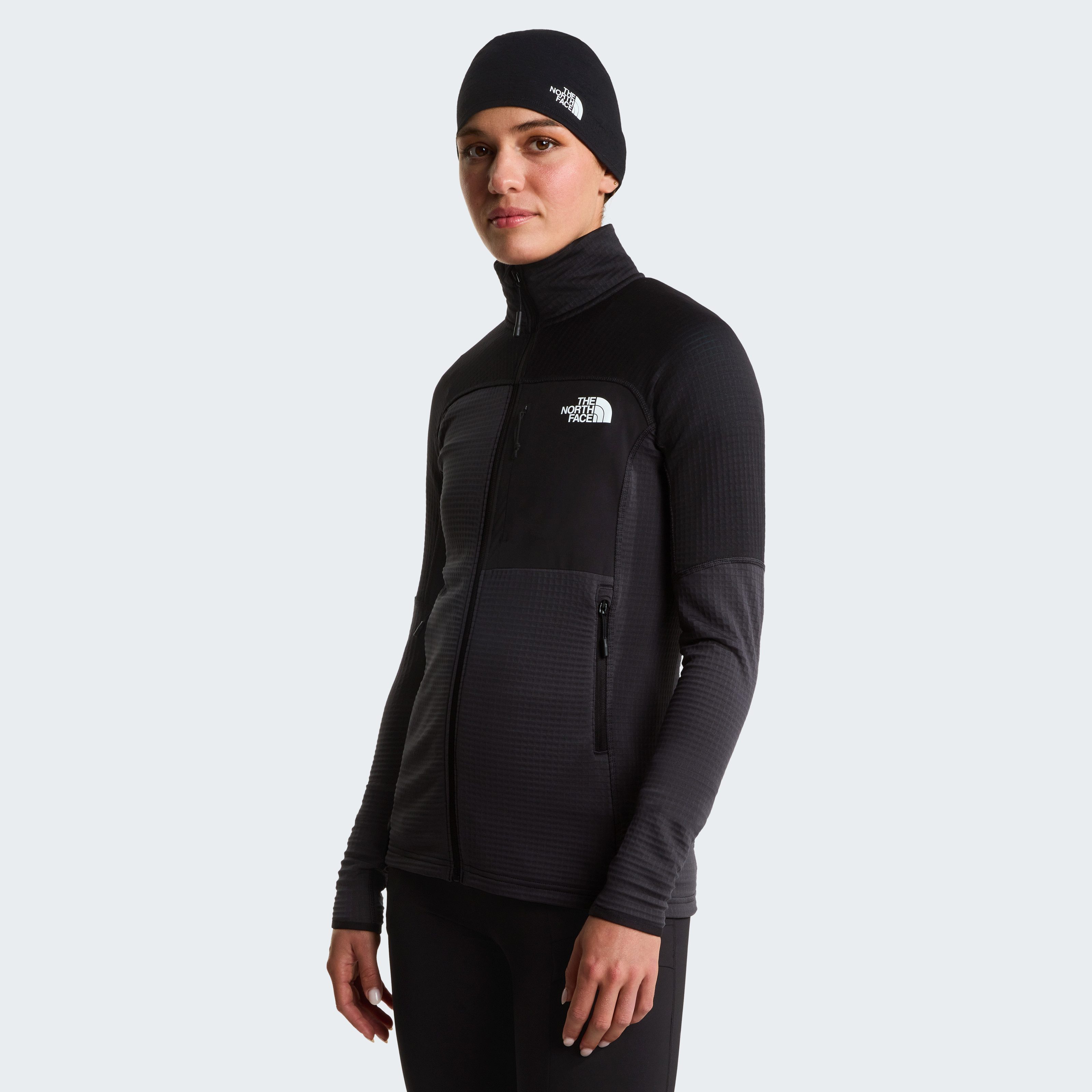 The North Face Fleecejacke W POLARTEC POWERGRID STORMGAP JACKET (1-St) für Erwachsene, für Outdoor-Aktivitäten, sportlicher Stil