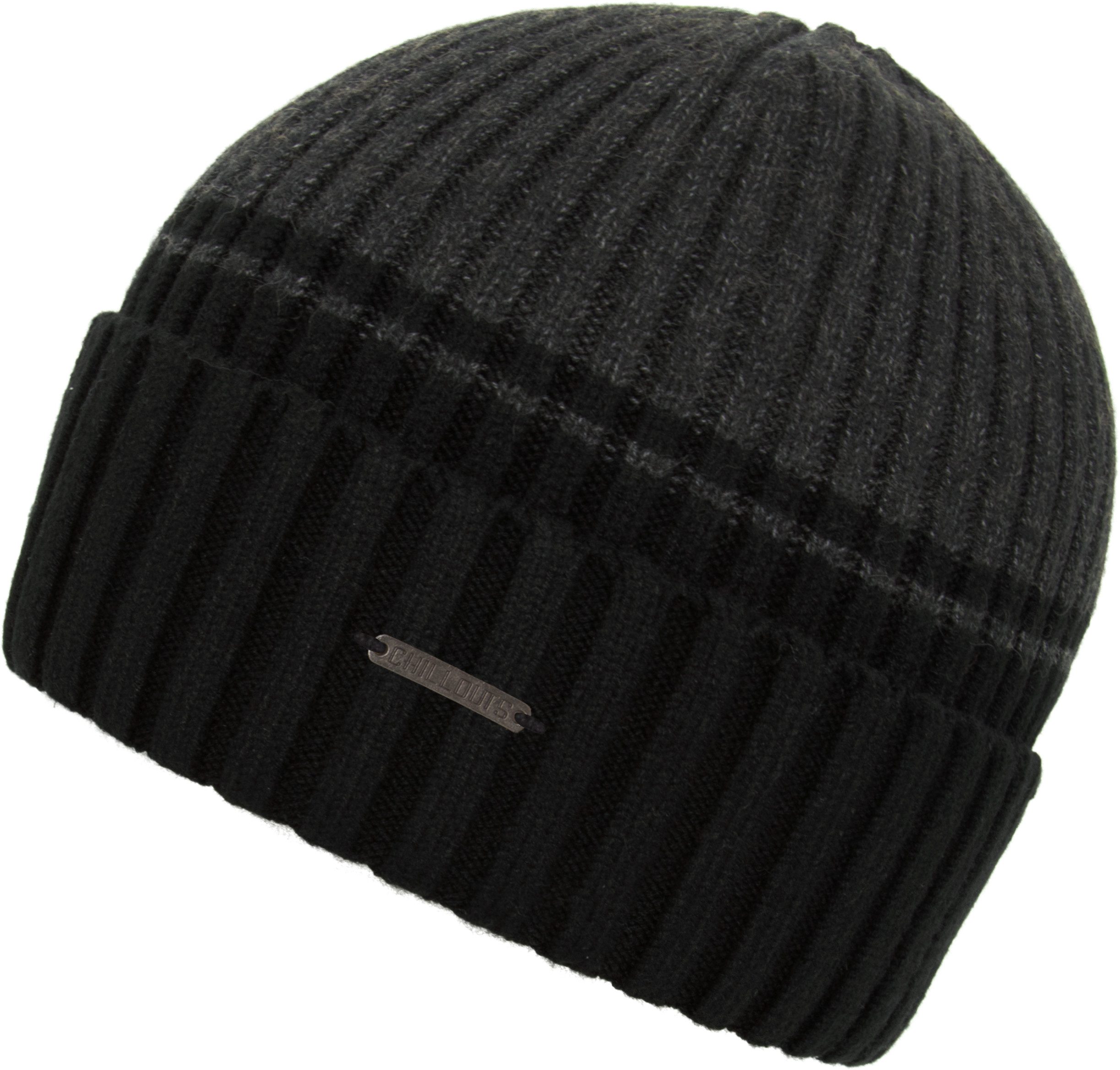 chillouts Beanie Malik Hat Mit Umschlag, zweifarbig