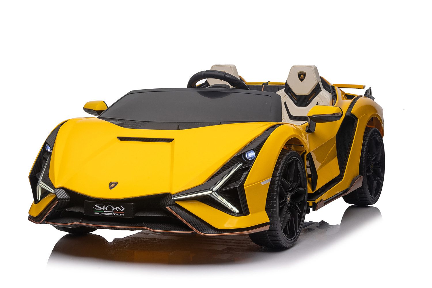 Smarty Elektro-Kinderauto Elektro Kinderauto Lamborghini SIAN mit Lizenz Allrad 4x75W 24V/9Ah