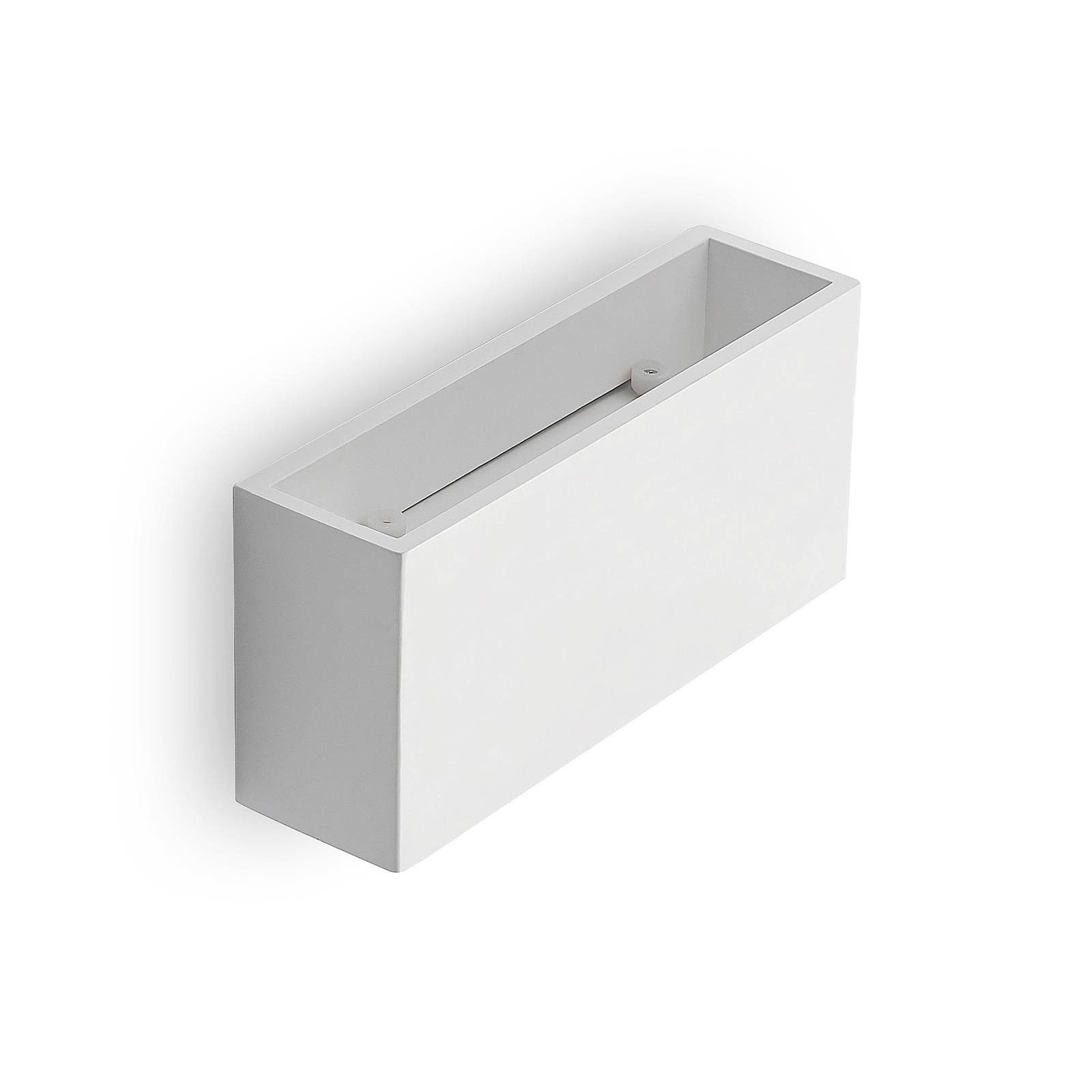 Lindby Wandleuchte Mavora, Gips Weiß IP20, 2 x 5 W LED