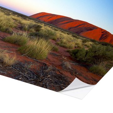 Posterlounge Wandfolie Ian Trower, Uluru, Australien, Fotografie