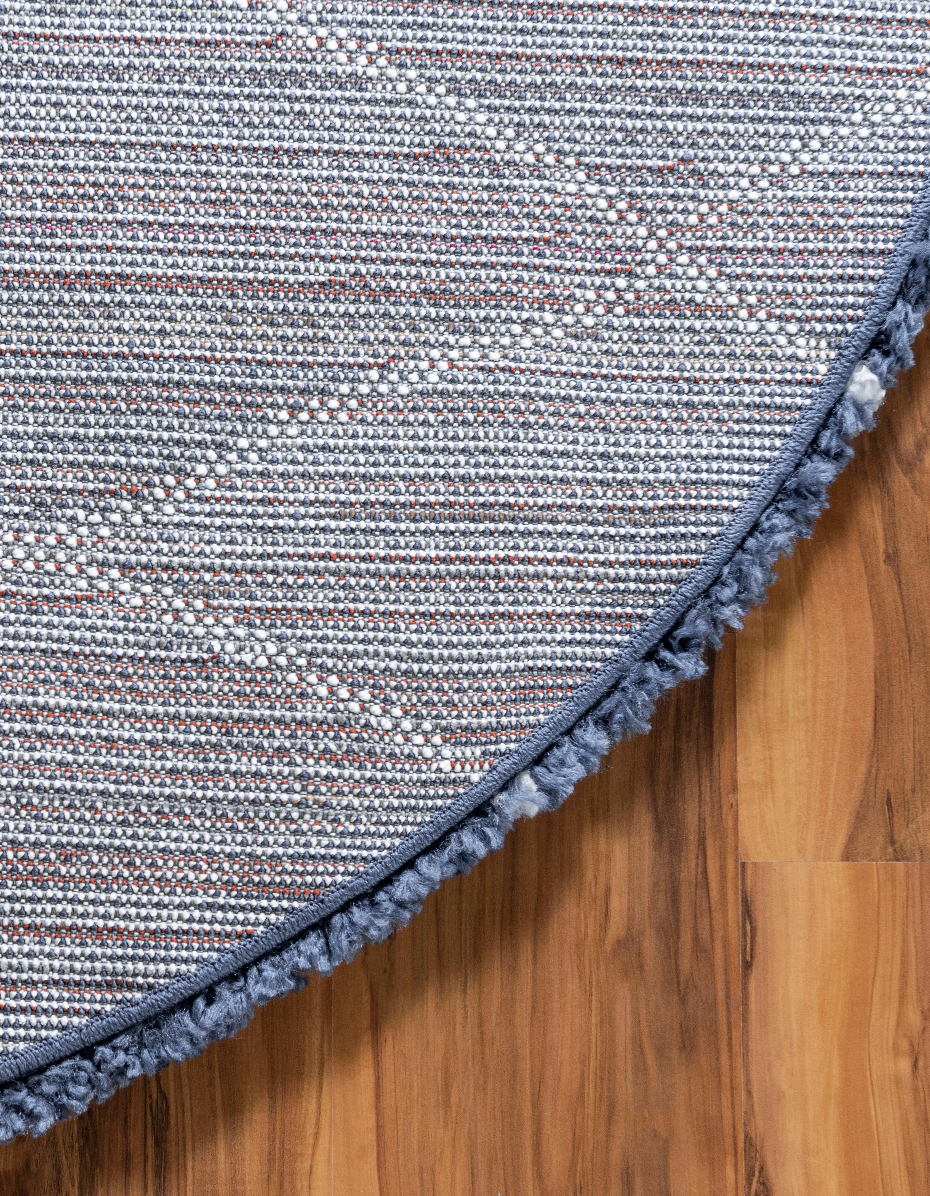 Myflair Möbel & Accessoires Hochflor-Teppich Temara Shag, LAGERRÄUMUNG, rund, Höhe: 51 mm, gewebt, Rauten Design, weich & kuschelig