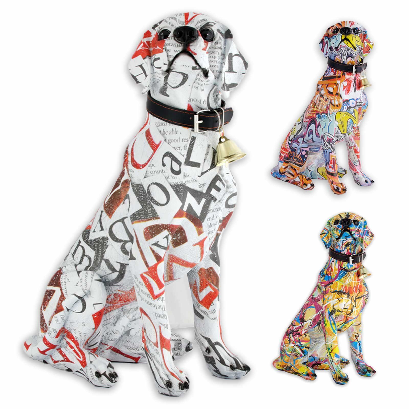 Tierfigur Deko Figuren - Retriever Tiere Figur Monkimau Dekoration Labrador Wohnzimmer (Packung)