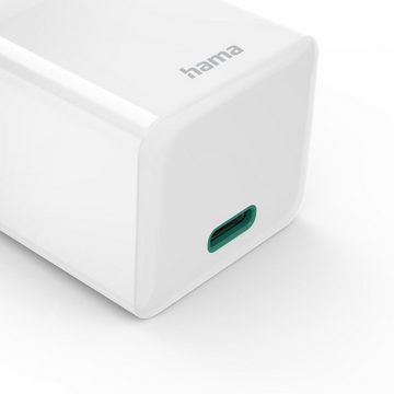 Hama Schnellladegerät, USB-C, PD/Qualcomm®/GaN, Mini-Ladegerät, 30 W, Weiß Schnelllade-Gerät