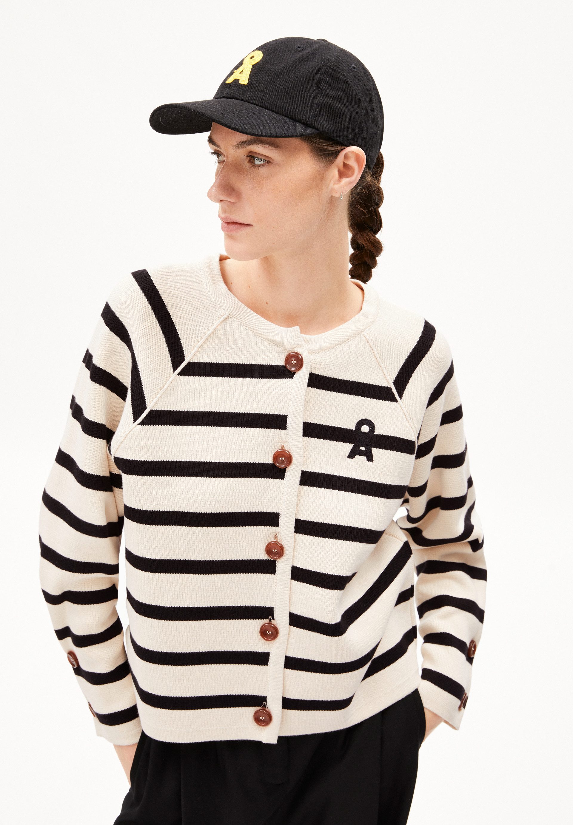 Armedangels Cardigan NAADJA STRIPES Strickjacke aus günstig online kaufen