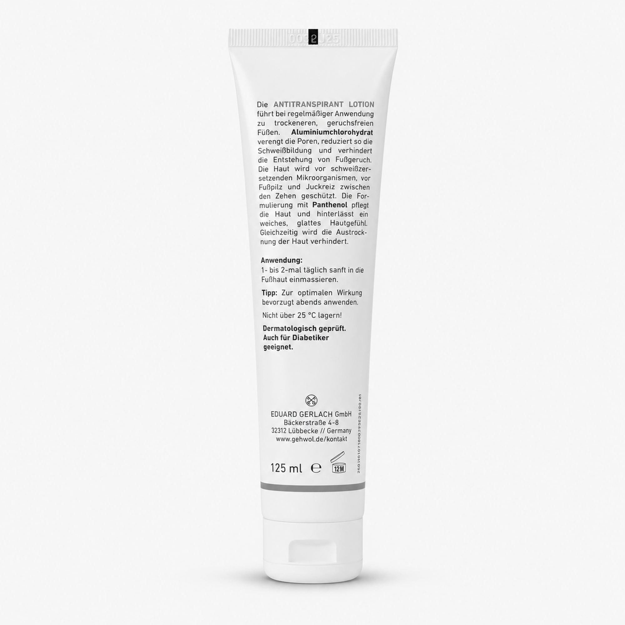 Gehwol Fußcreme GEHWOL MED Antitranspirant Lotion 125ml