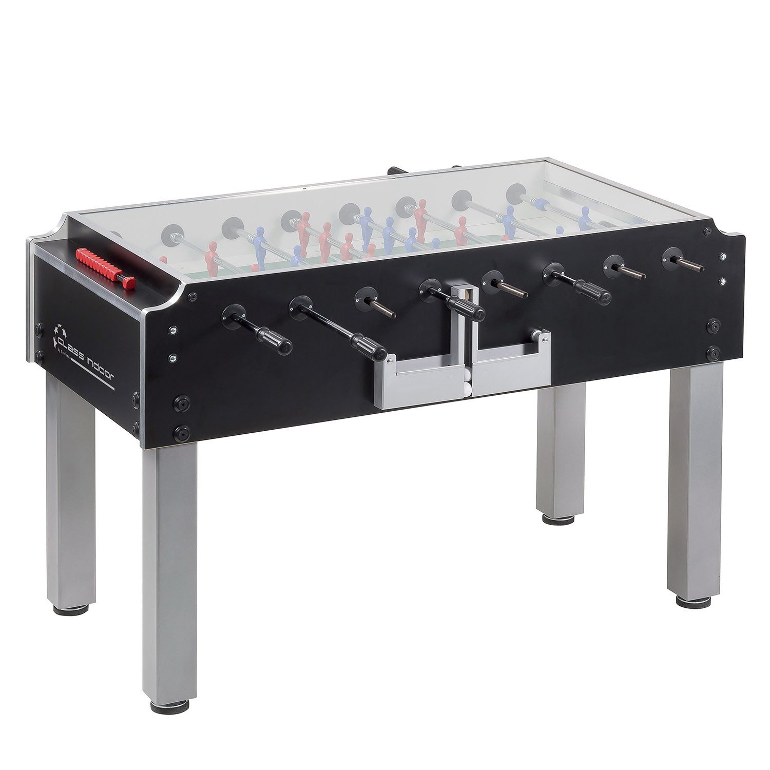 Garlando Tischfußballspiel "Master Class Evo Indoor", Aufstellmaße: 144 x 75/125 x 93-96 cm (L x B x H)
