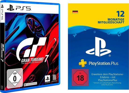 Gran Turismo 7 PlayStation 5, inkl. PlayStation Plus 12 Monate