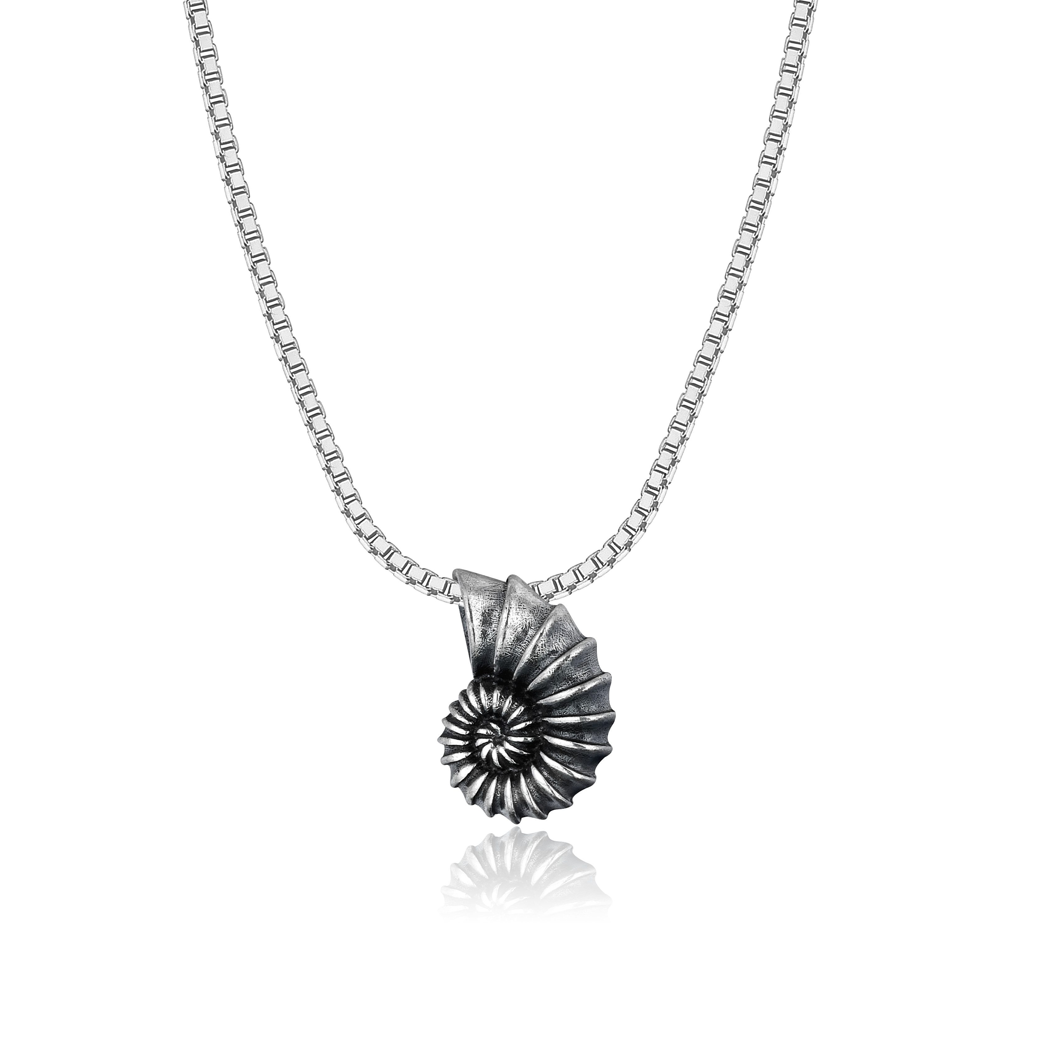 NAHLE Kette mit Anhänger Muschel Silber günstig online kaufen