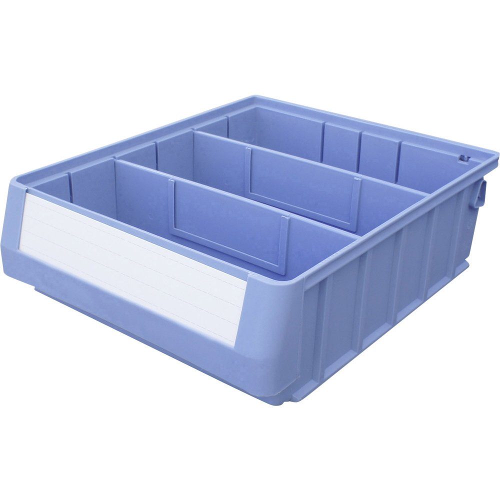 Aufbewahrungsbox VISO TR 3209 Sichtlagerkasten (B x H x T) 234 x 90 x 300 mm Blau 1