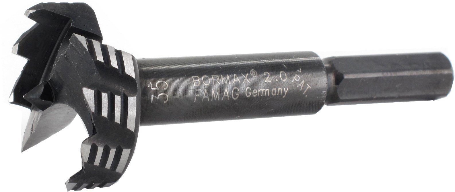 FAMAG Bormax FAMAG S=13mm WS-Forstnerbohrer Holzbohrer 31,75x90x140mm 2.0 langer