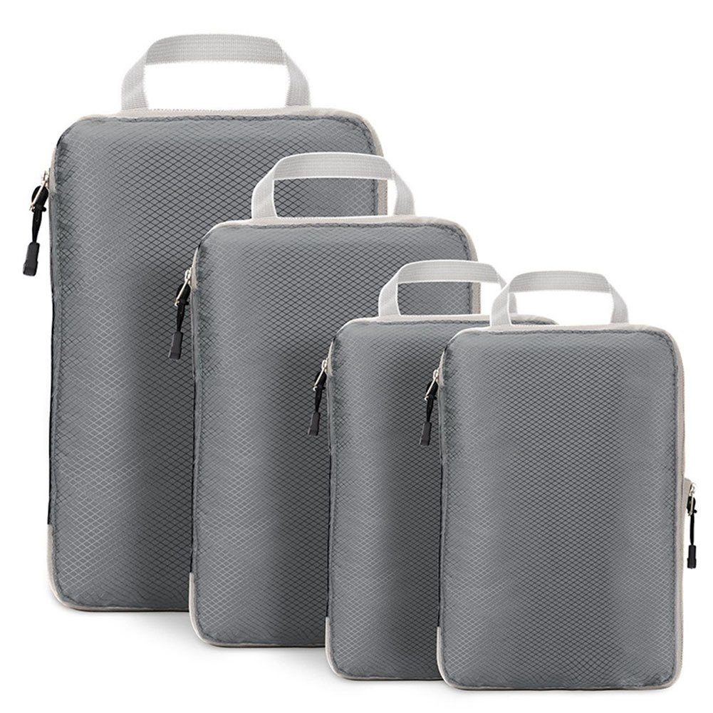 Blusmart Kofferset Vierteiliges Kleider-Reisepaket, Tragbare Wasserdichte grey