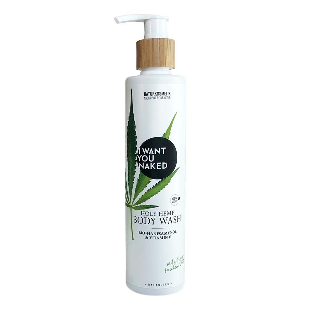 I WANT YOU NAKED Duschgel Holy Hemp Hanfsamenöl - Body Wash 250ml