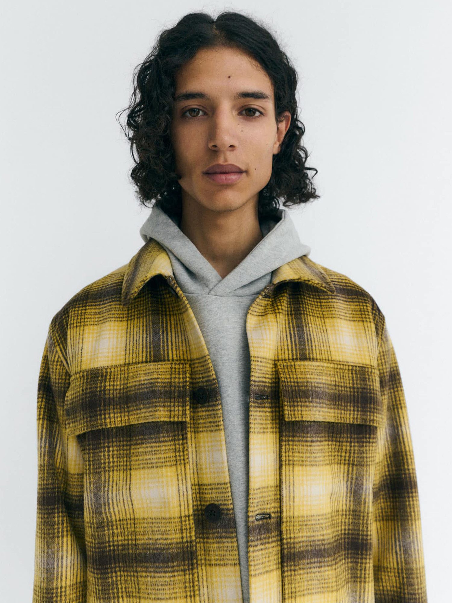 Thinking Mu Langarmhemd Windowpale Omar Shirt