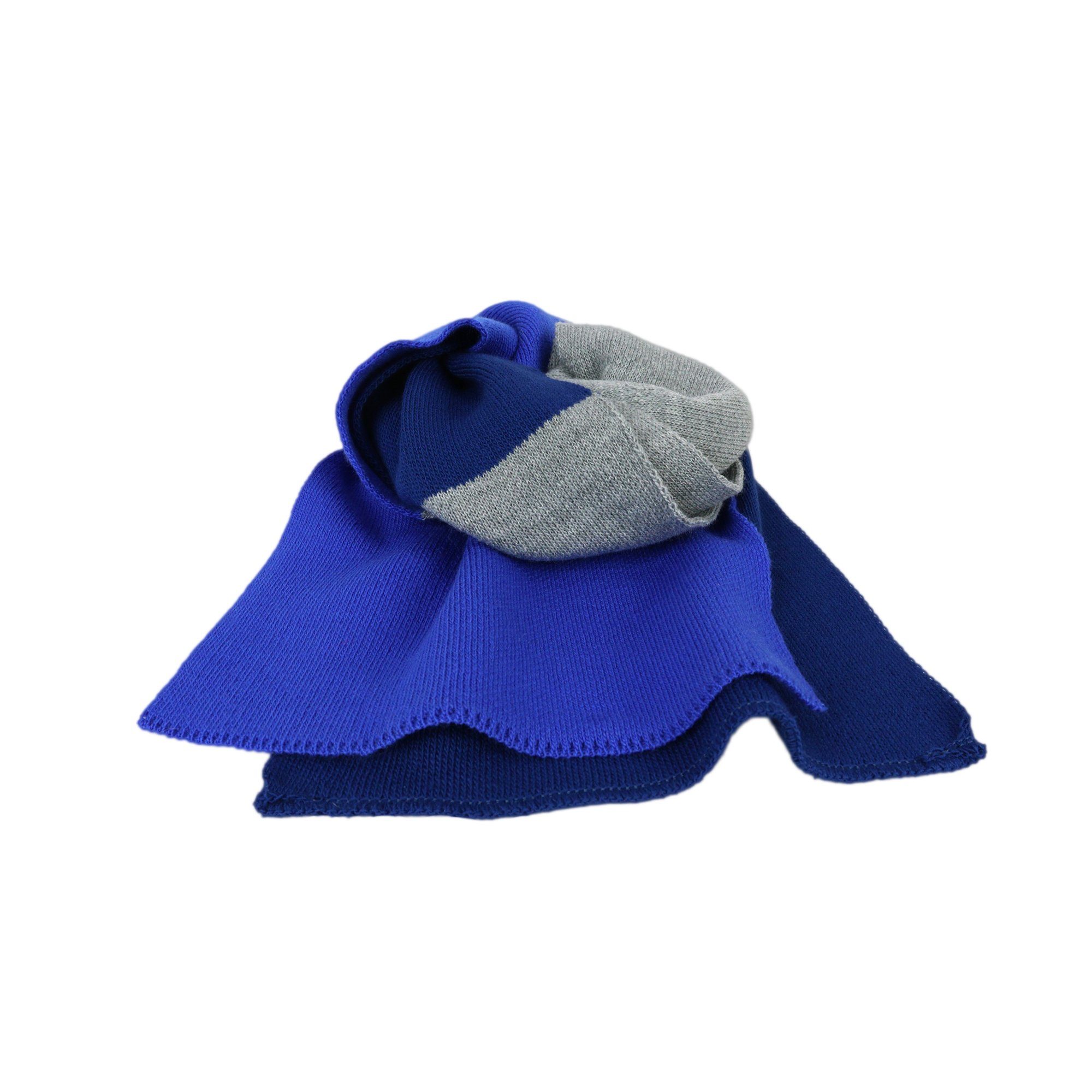 Farben ZEBRO Kinder 3 Strickschal blau Schal