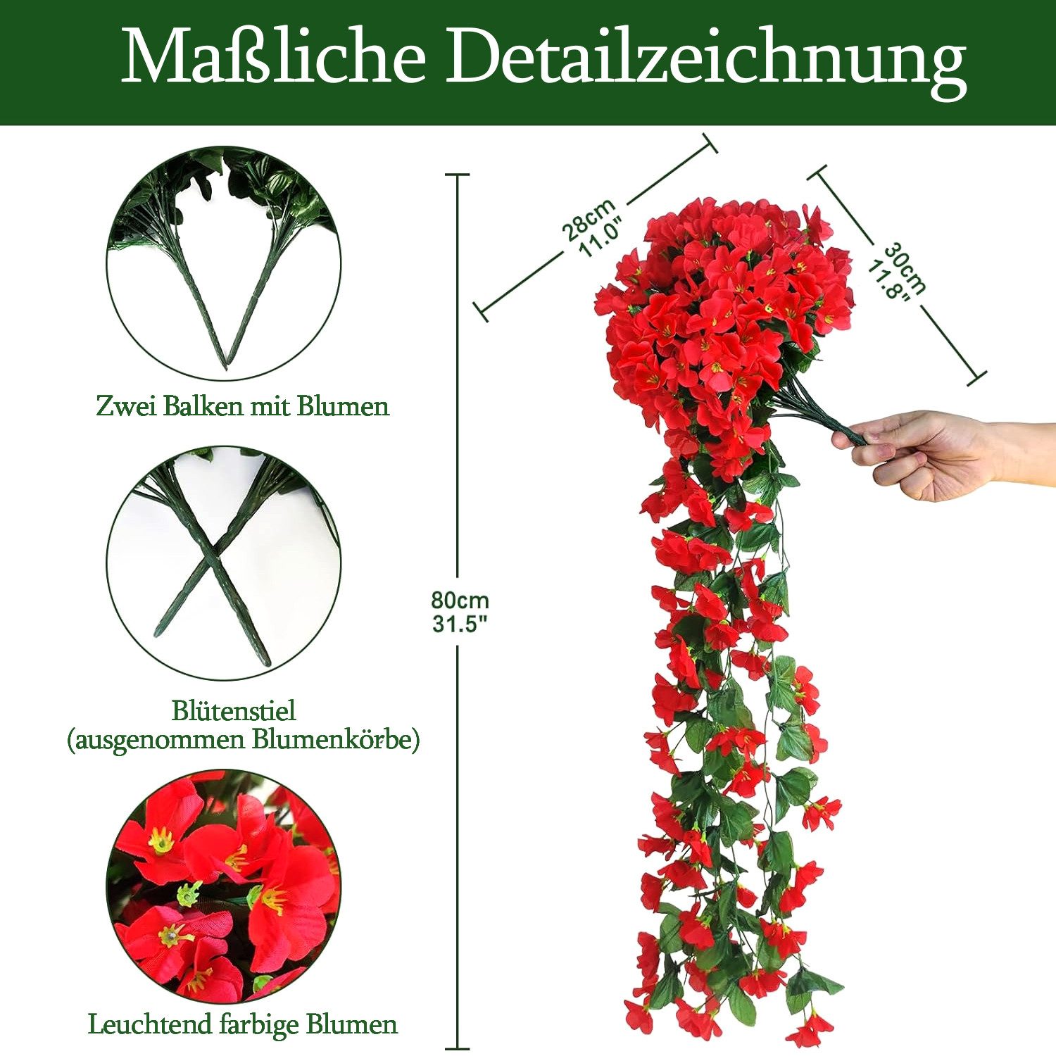 Kunstblumenstrauß Künstlich Hängende Blumen, Kunstblumen Veilchen günstig online kaufen