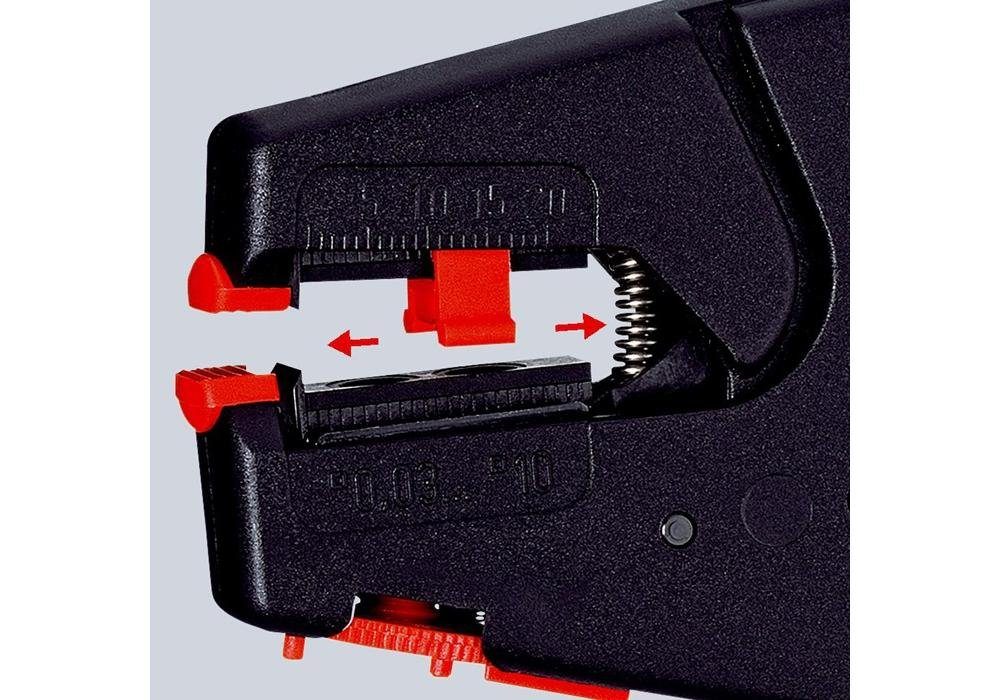 Automatikabisolierzange Abisolierzange 200 0,03 7) mm² 10 (AWG Knipex - - Länge 32 mm