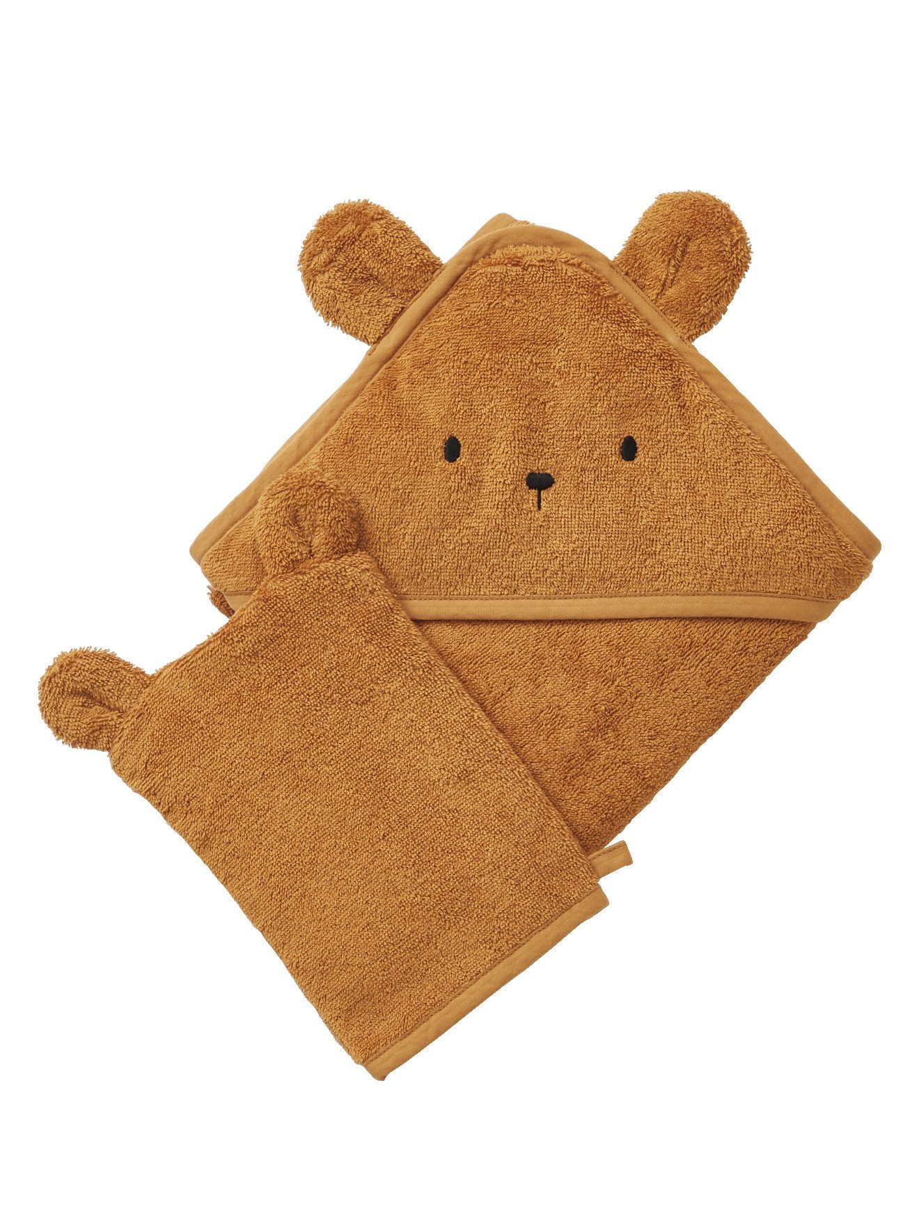 vertbaudet Kapuzenhandtuch Baby-Set aus Badetuch und günstig online kaufen