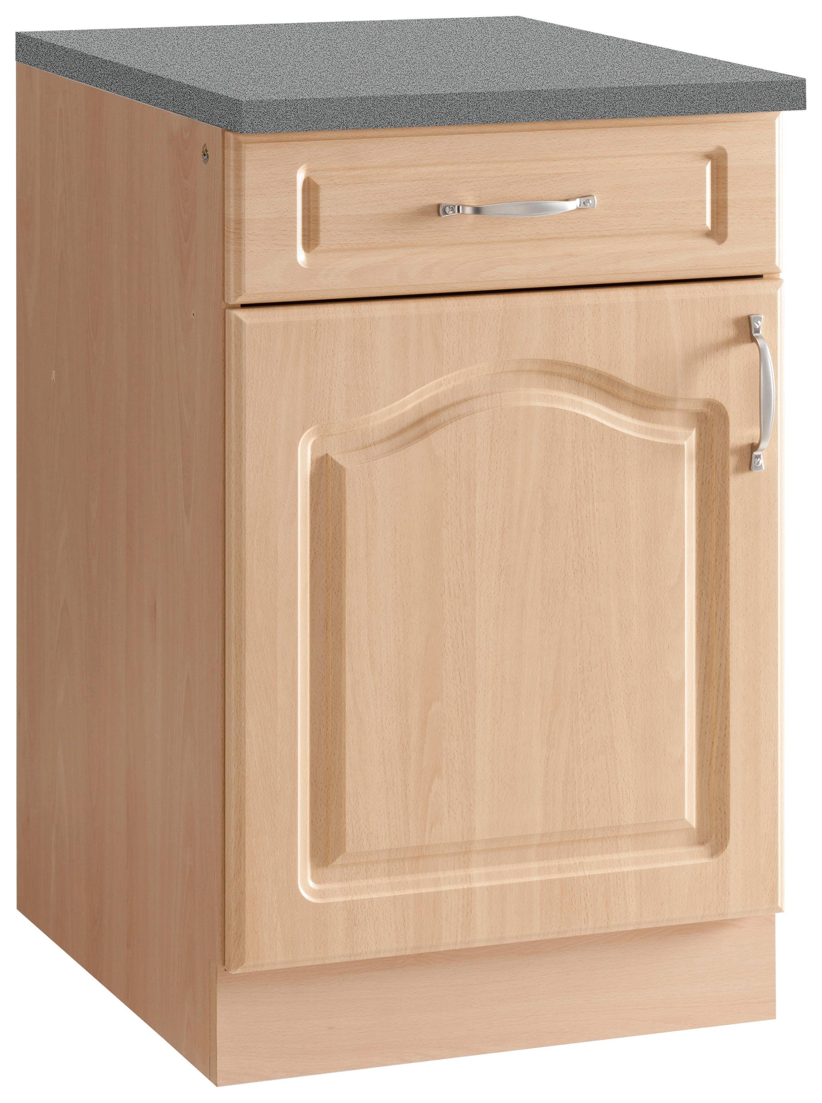 wiho Küchen Unterschrank "Linz" 50 cm breit, in Landhaus-Optik günstig online kaufen
